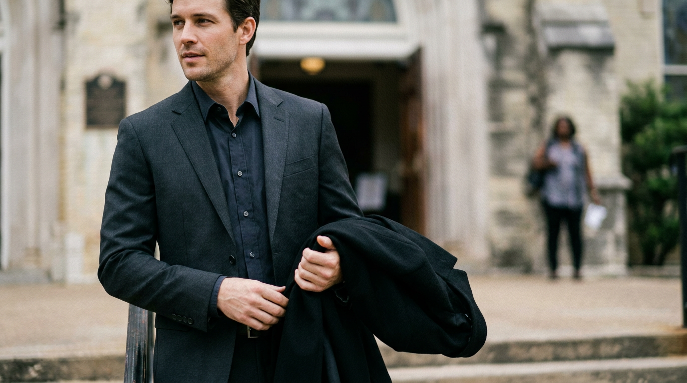 What to Wear to a Funeral in Houston, TX: Blazer Etiquette