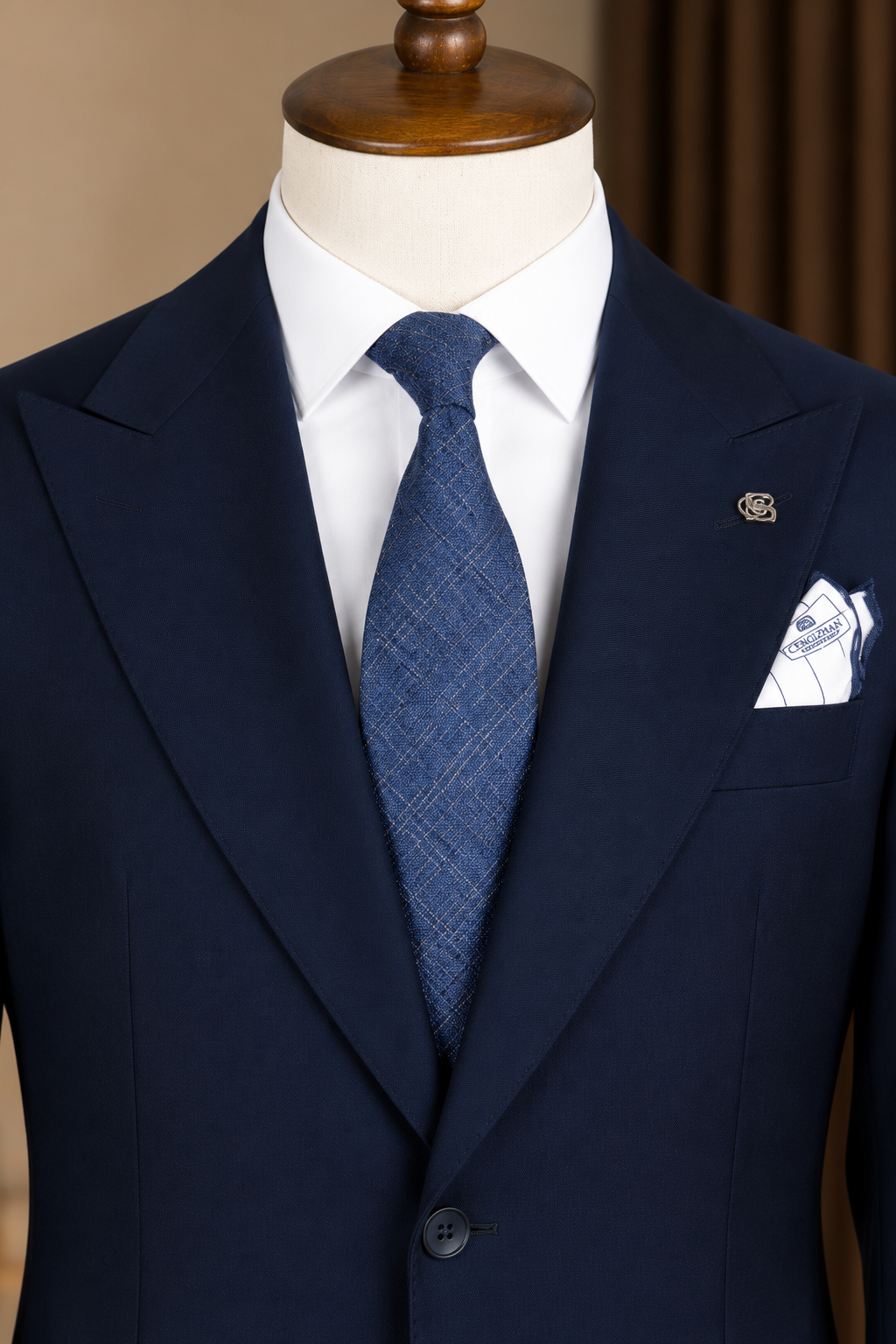 Navy Single Breasted Suit 2-Piece