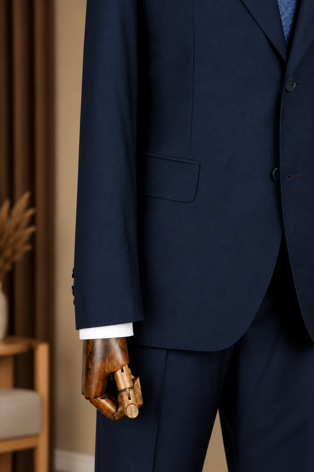 Navy Single Breasted Suit 2-Piece