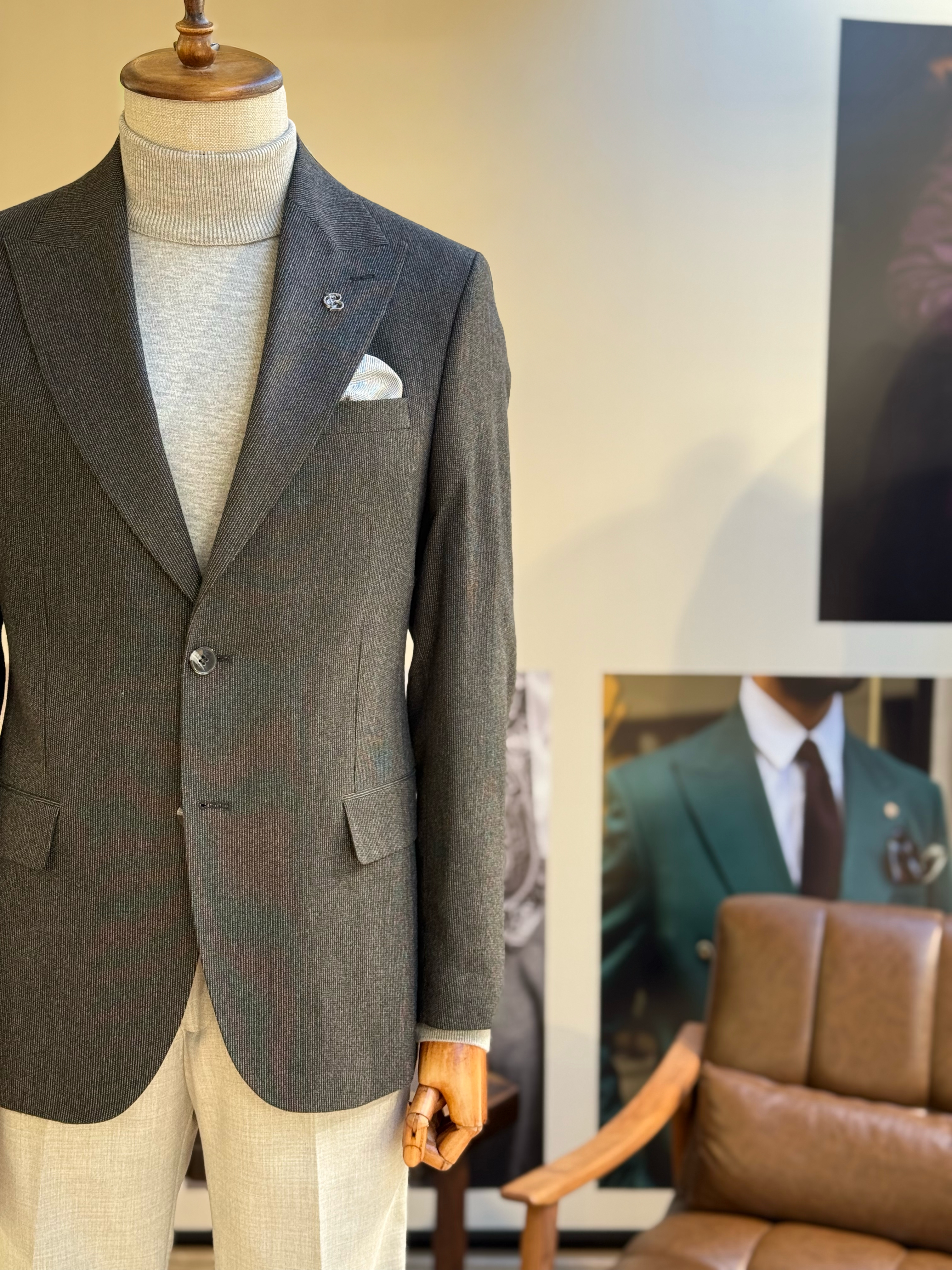 Black Single Breasted Blazer