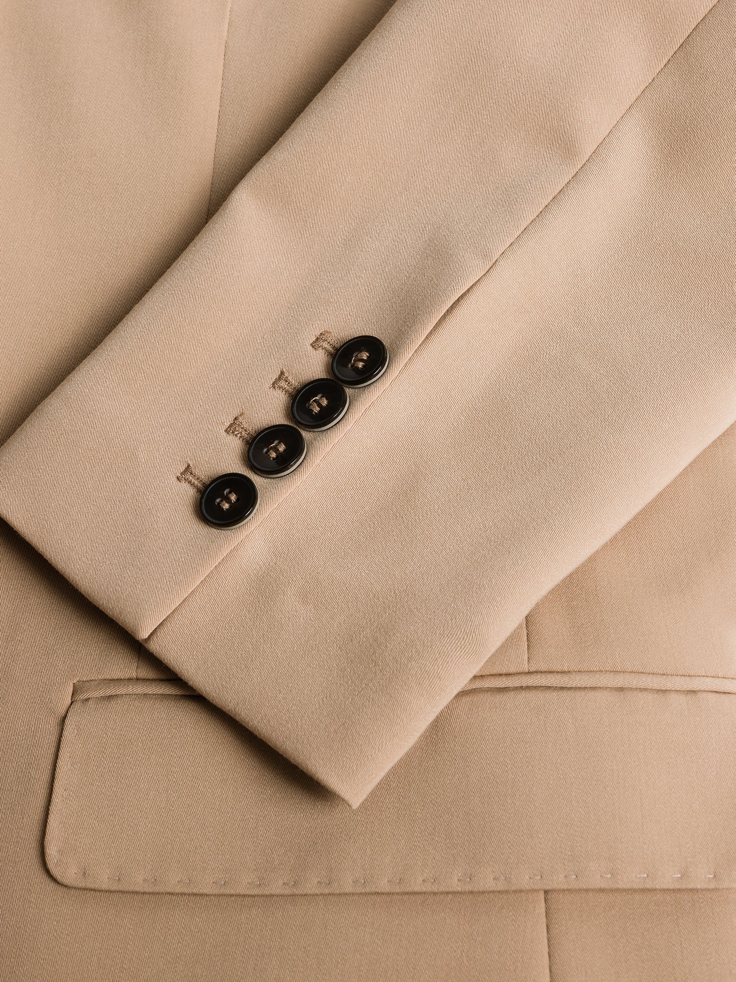 Donazi Camel Single Breasted Blazer
