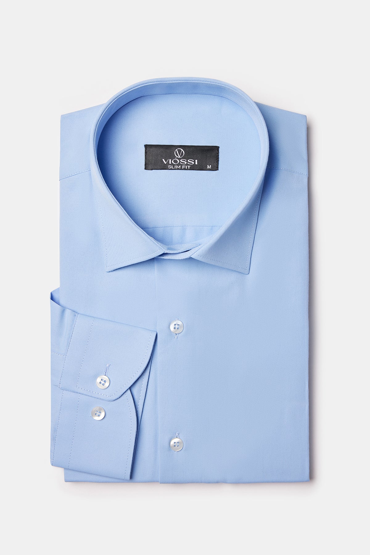 Blue Slim-Fit Shirt