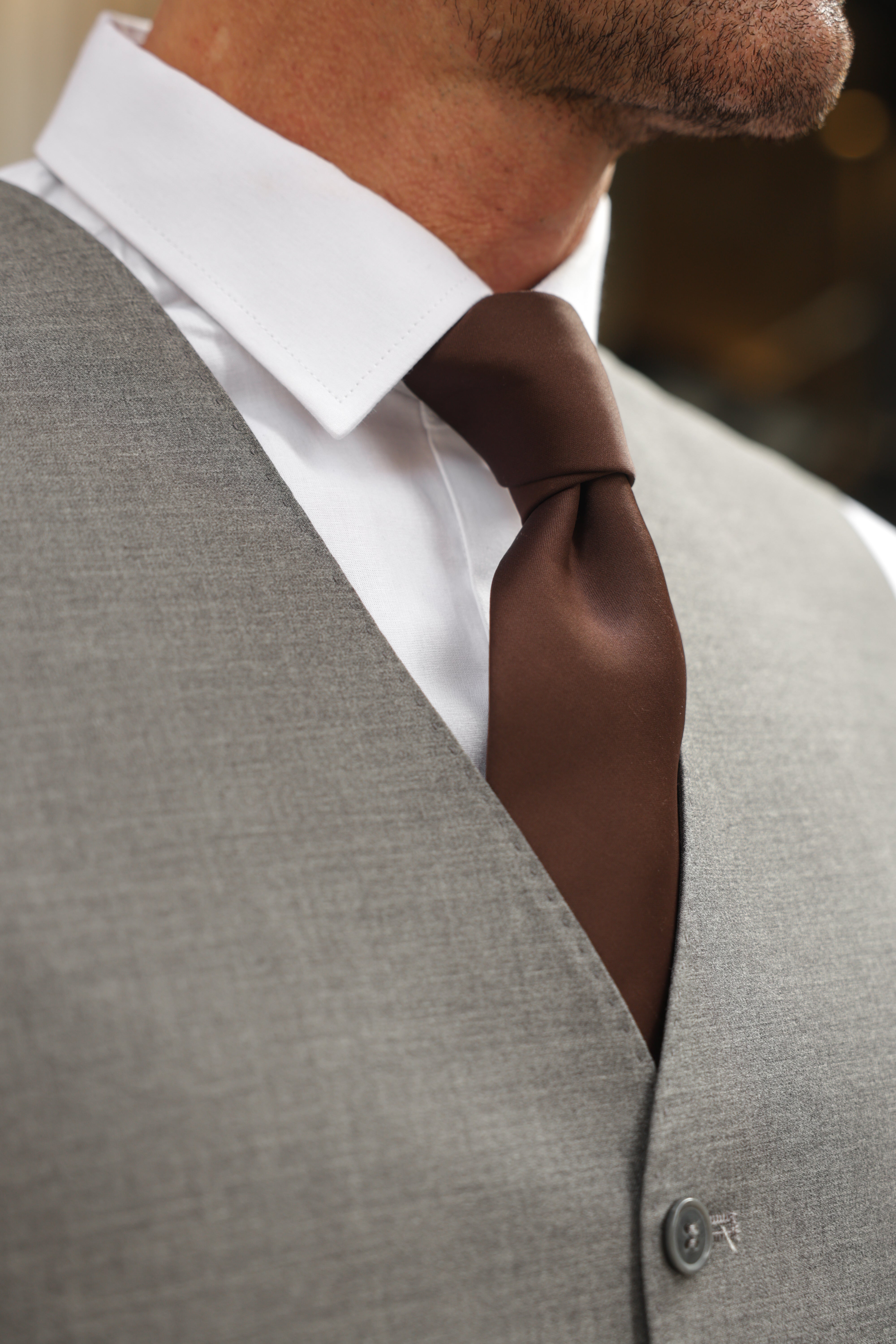 Grey Slim-Fit Suit 3-Piece