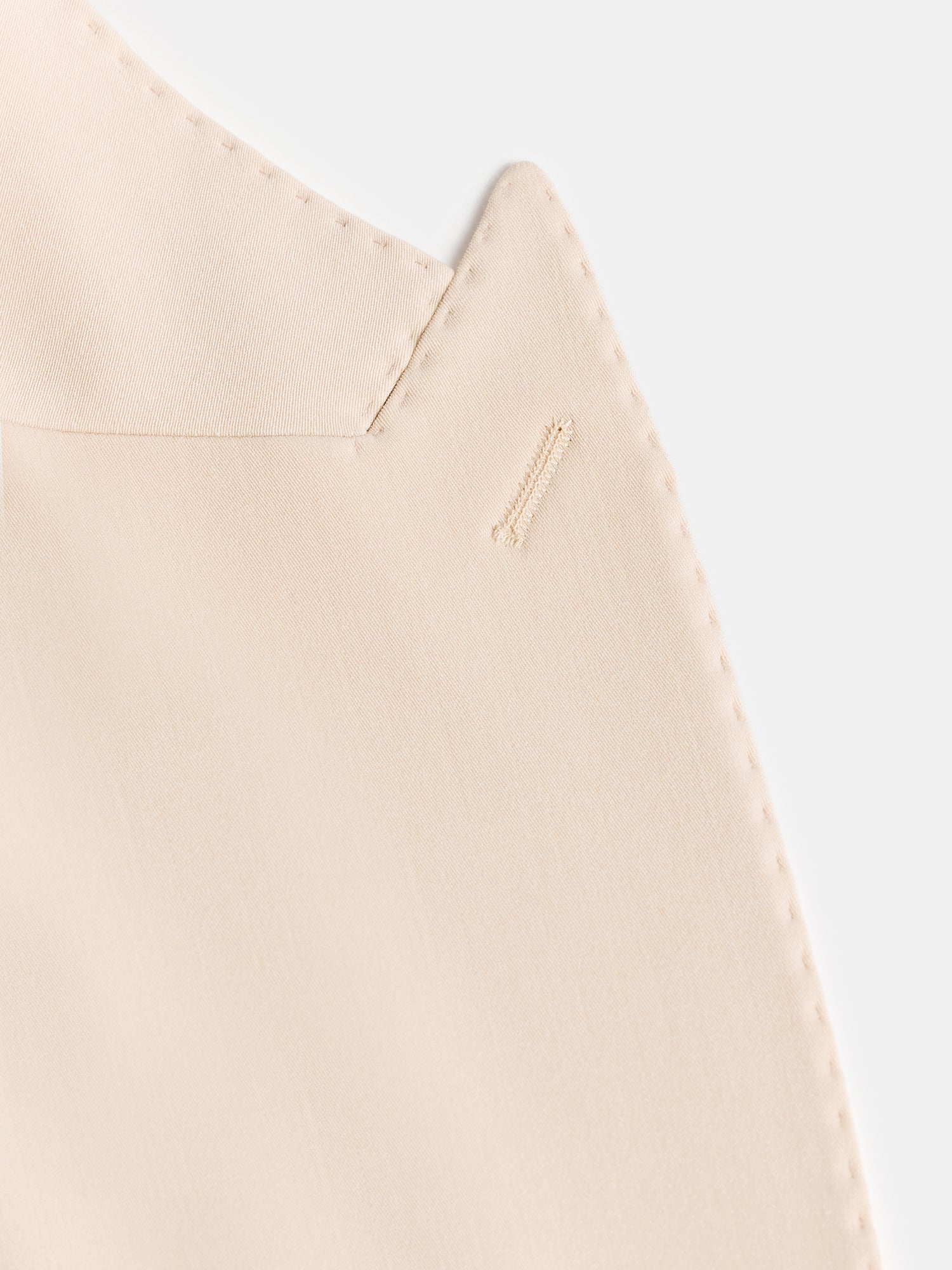 Donazi Beige Single Breasted Blazer