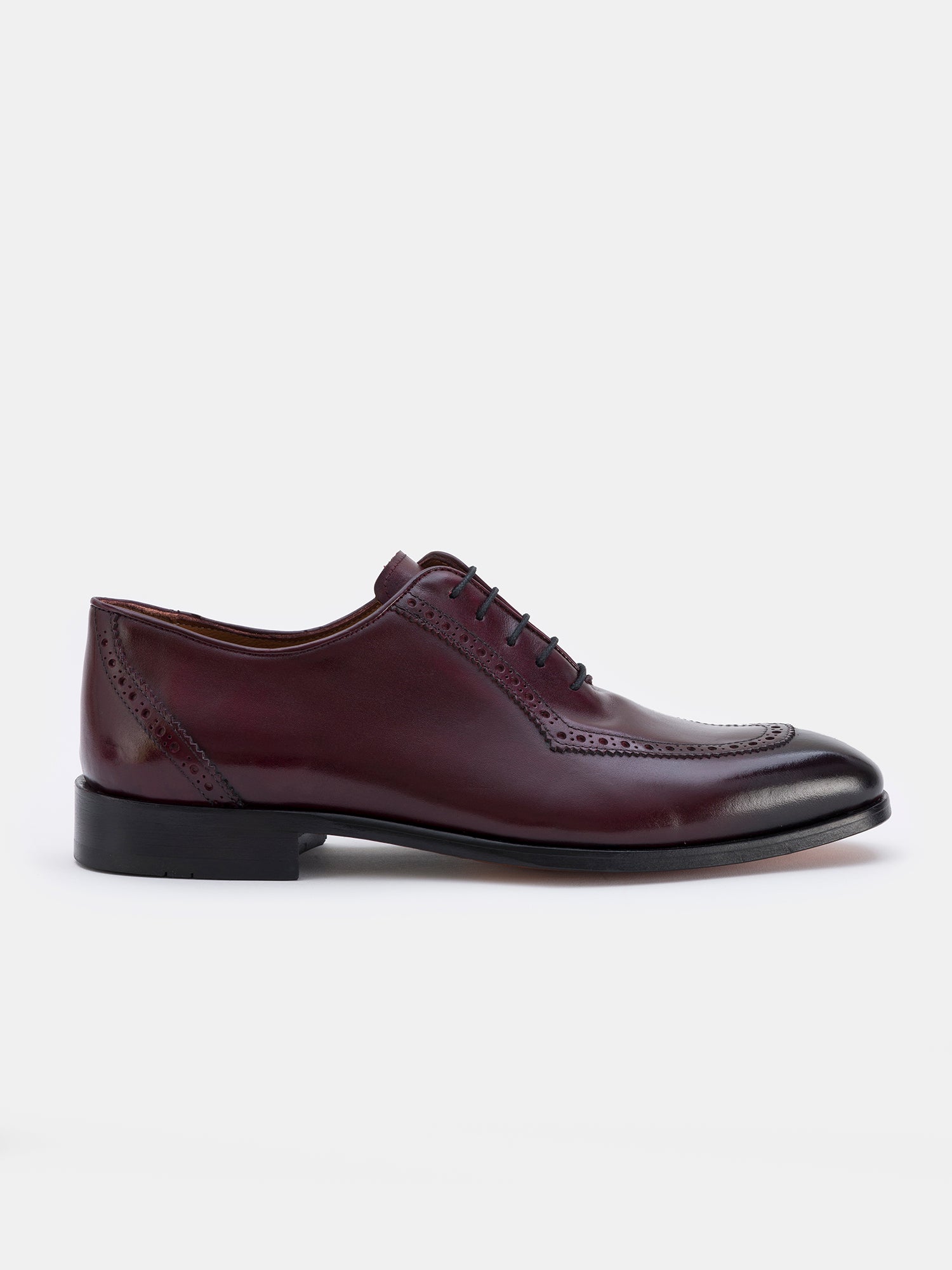 Bordeaux Leather Wing Tip Oxford