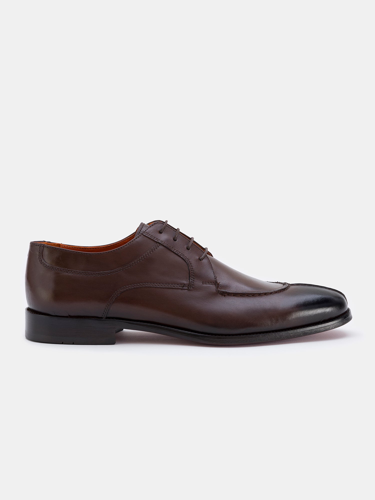 Brown Leather Split Toe Derby