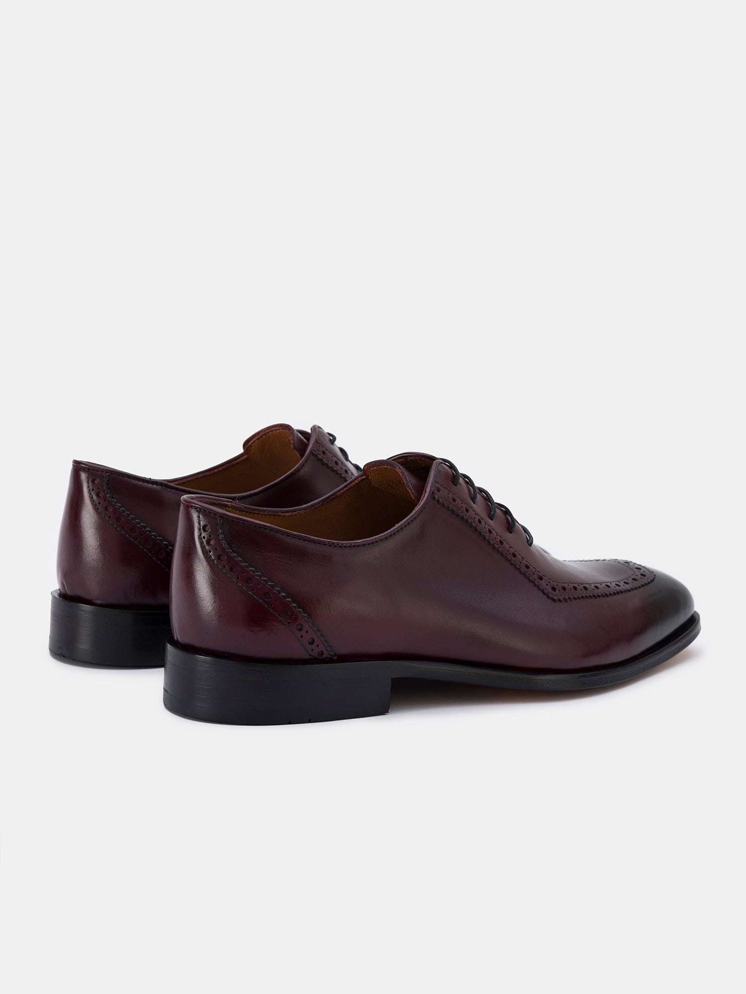 Bordeaux Leather Wing Tip Oxford