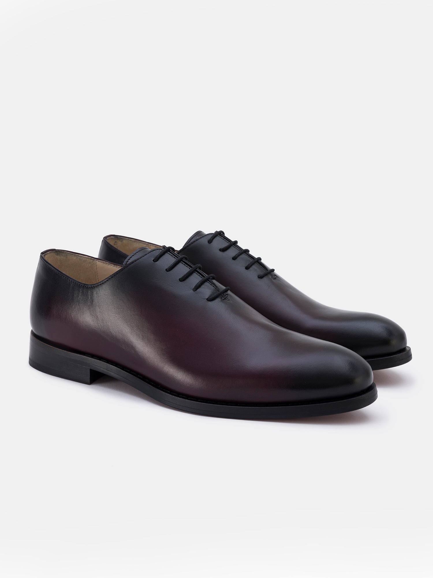 Bordeaux Burnished Leather Oxford