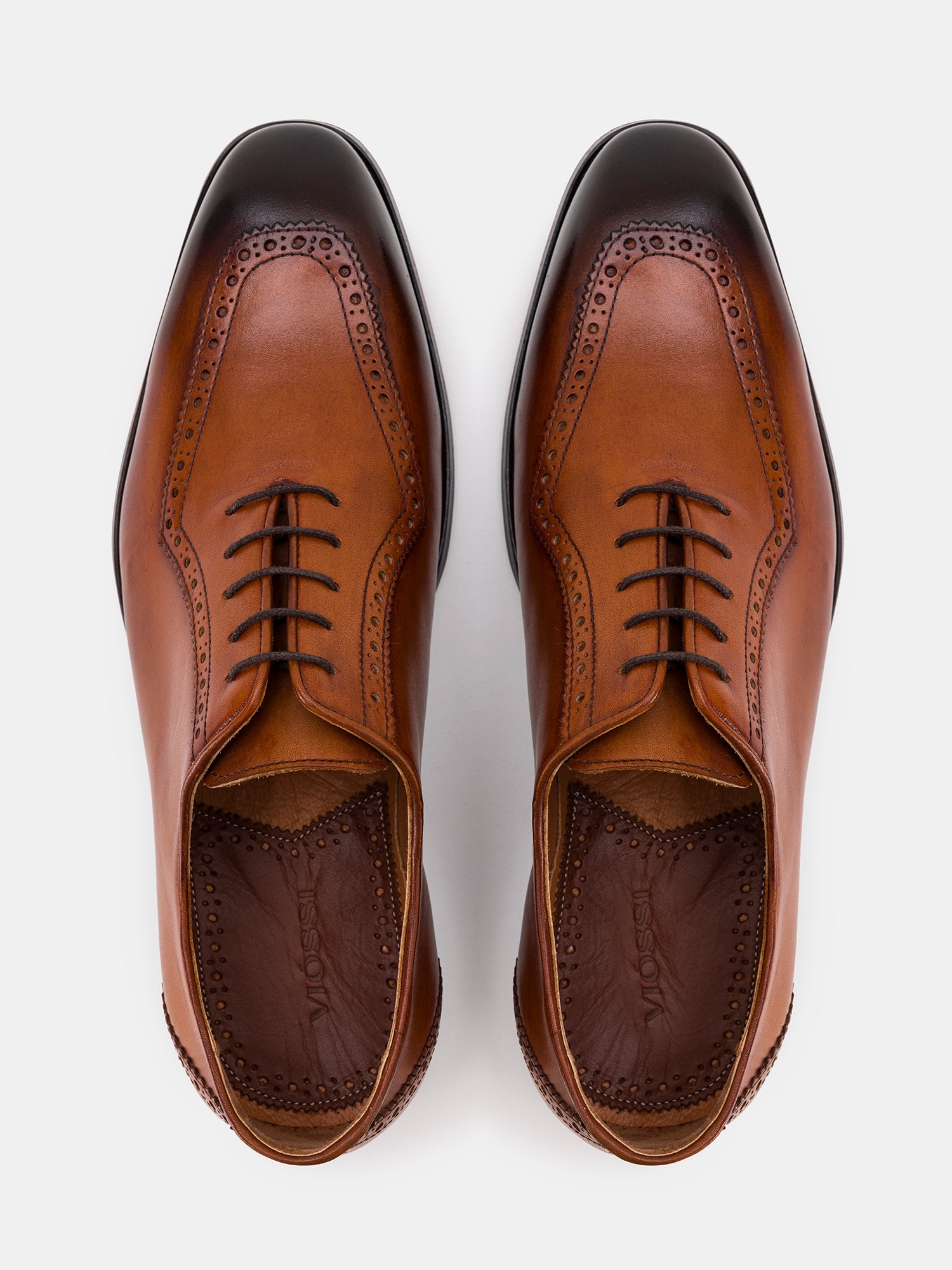 Brown Leather Wing Tip Oxford