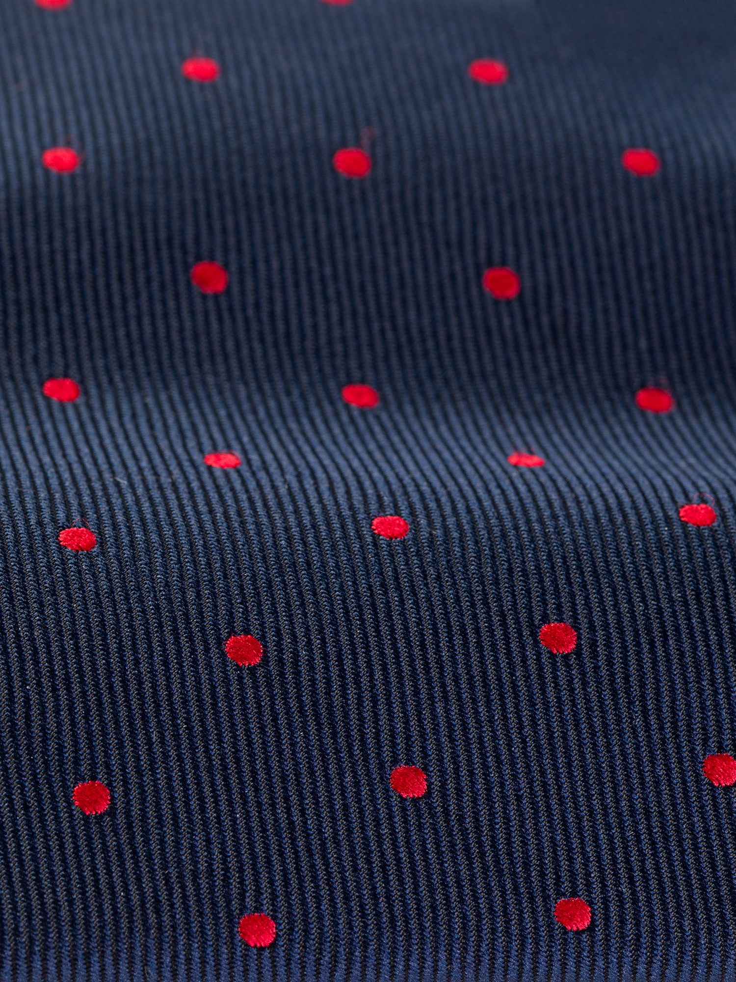 Navy Polka-Dot Tie 9cm