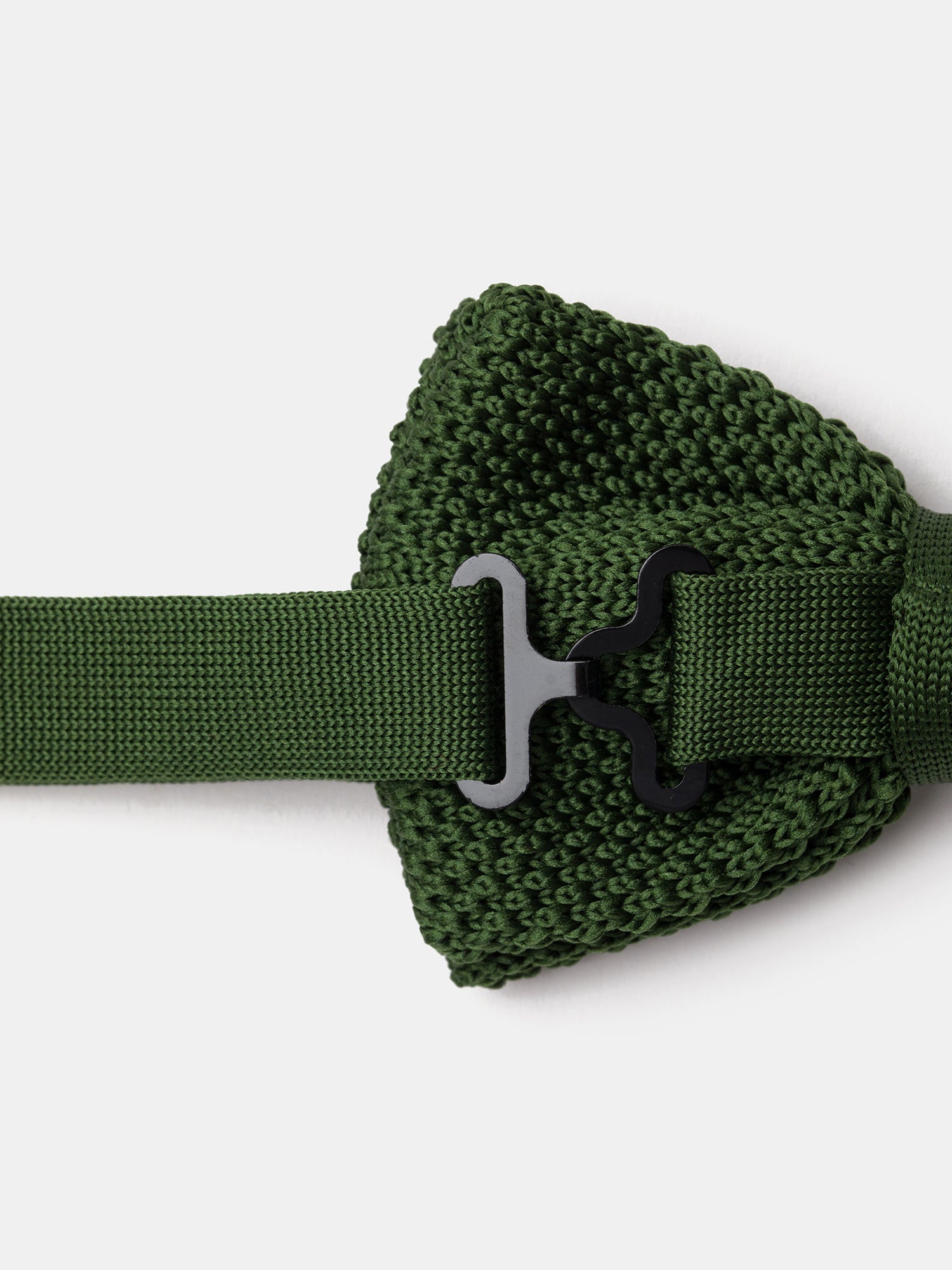 Khaki Knitted Bow Tie