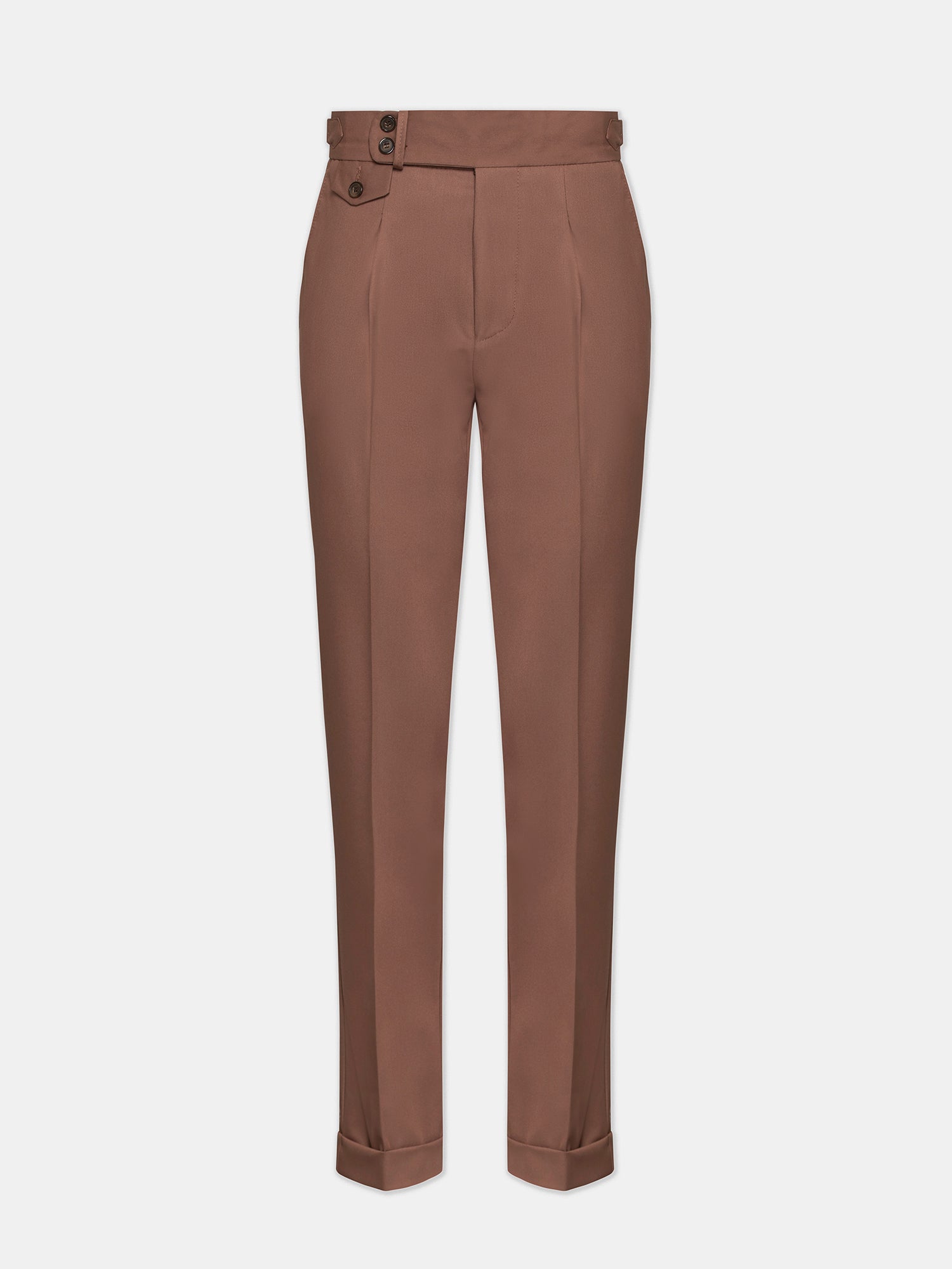 Brown Double Breasted Suit 2-Piece