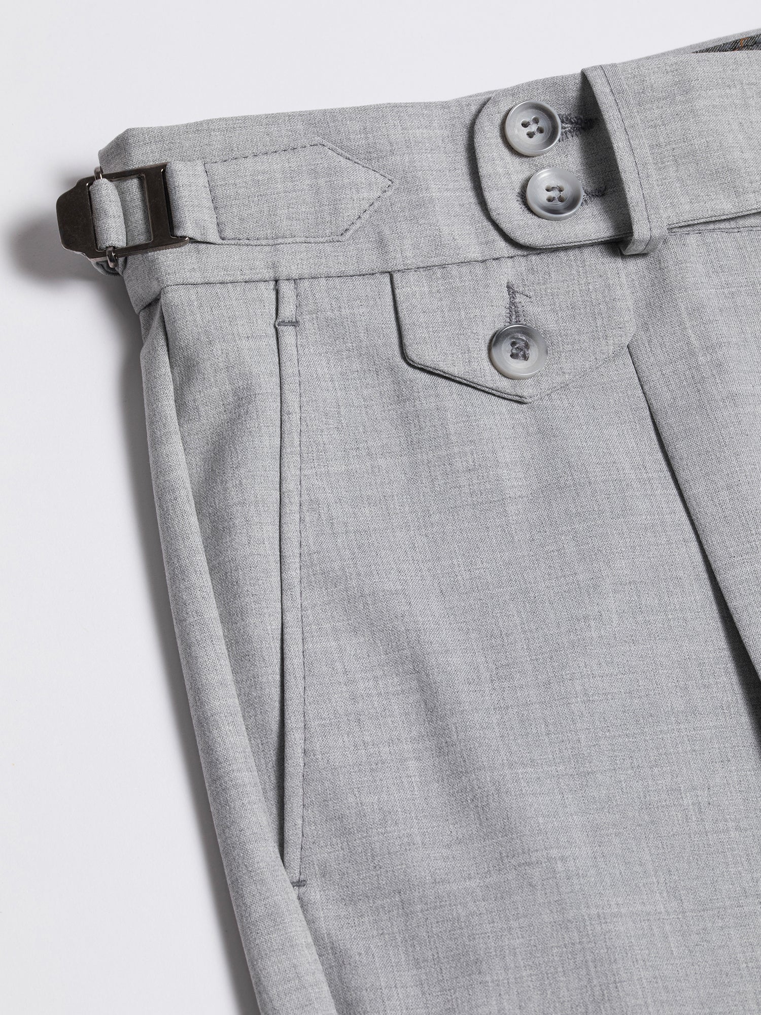 Grey Double Breasted Suit 2-Piece