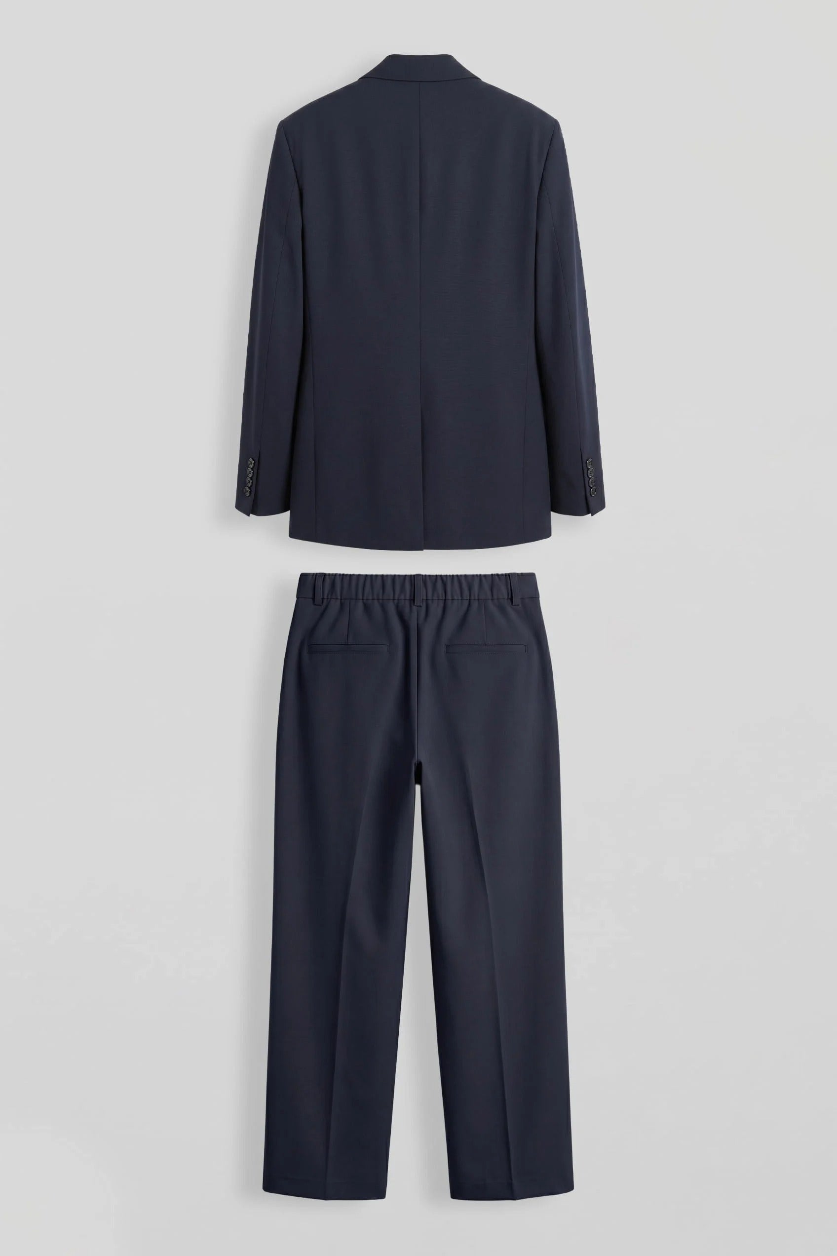 Navy Double Breasted Oversized Suit 2-Piece