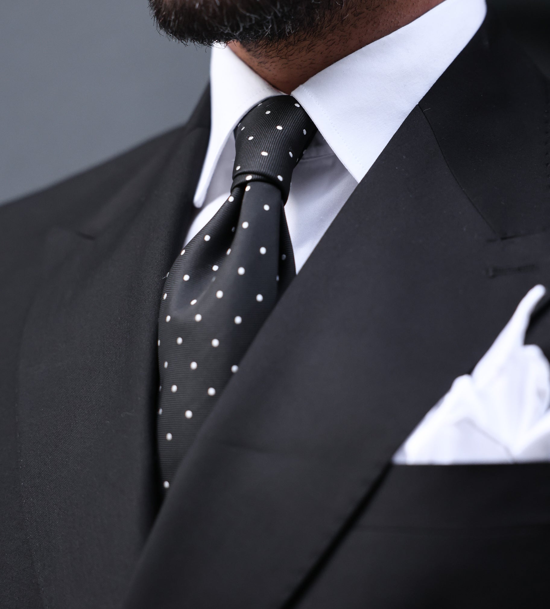 Black Double Breasted Suit 2-Piece