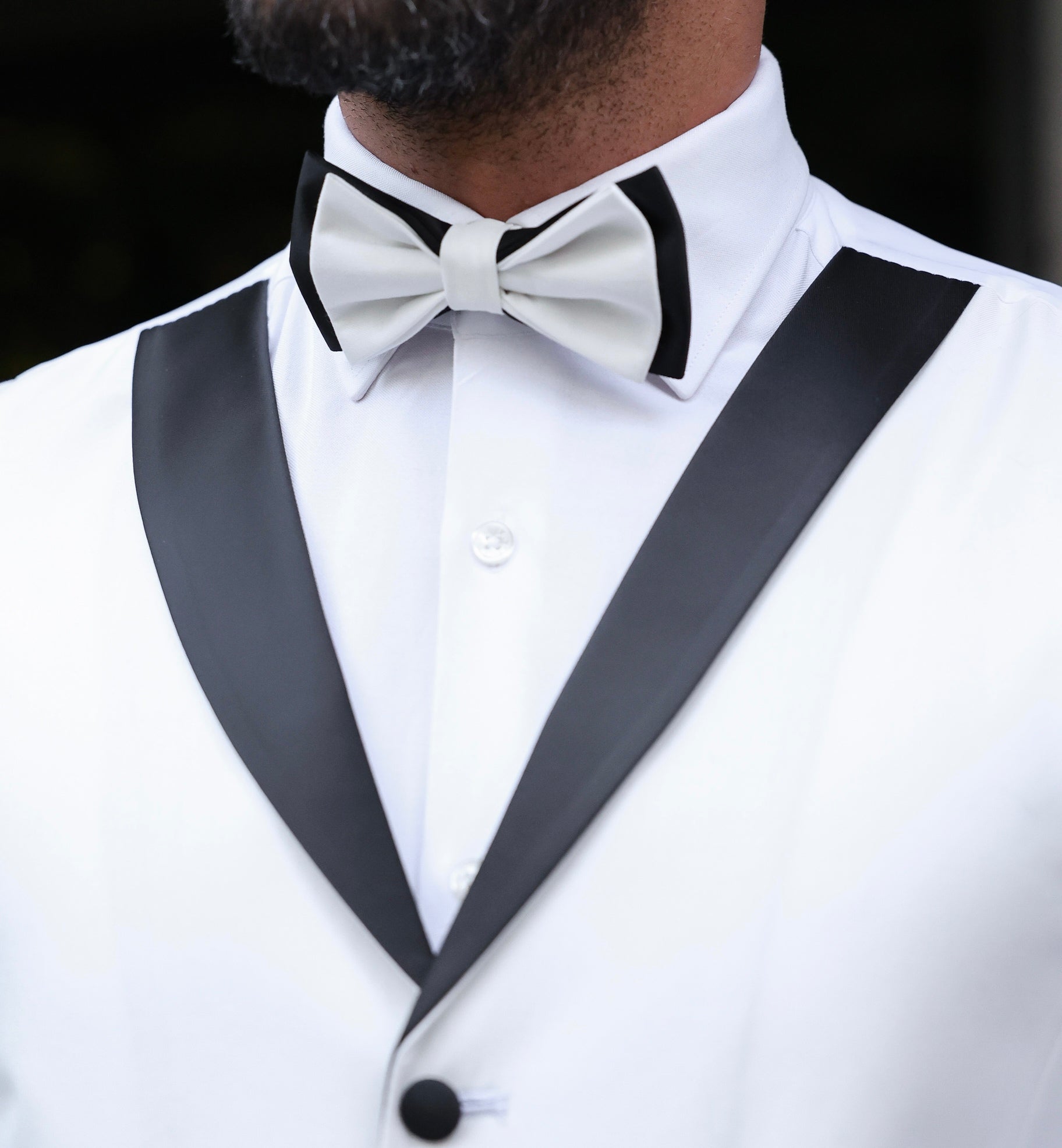 White Slim-Fit Tuxedo 3-Piece