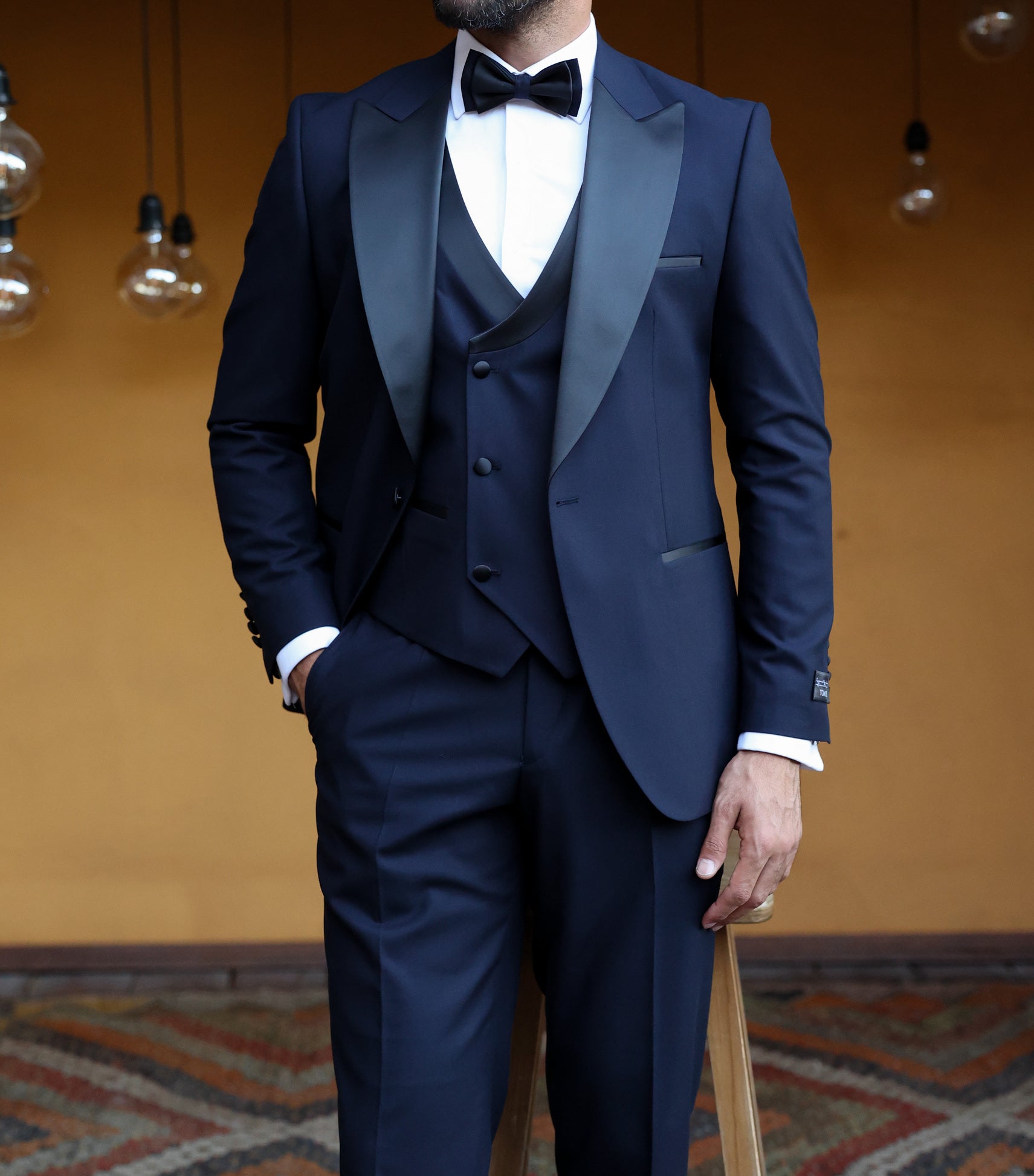 Navy Slim-Fit Tuxedo 3-Piece