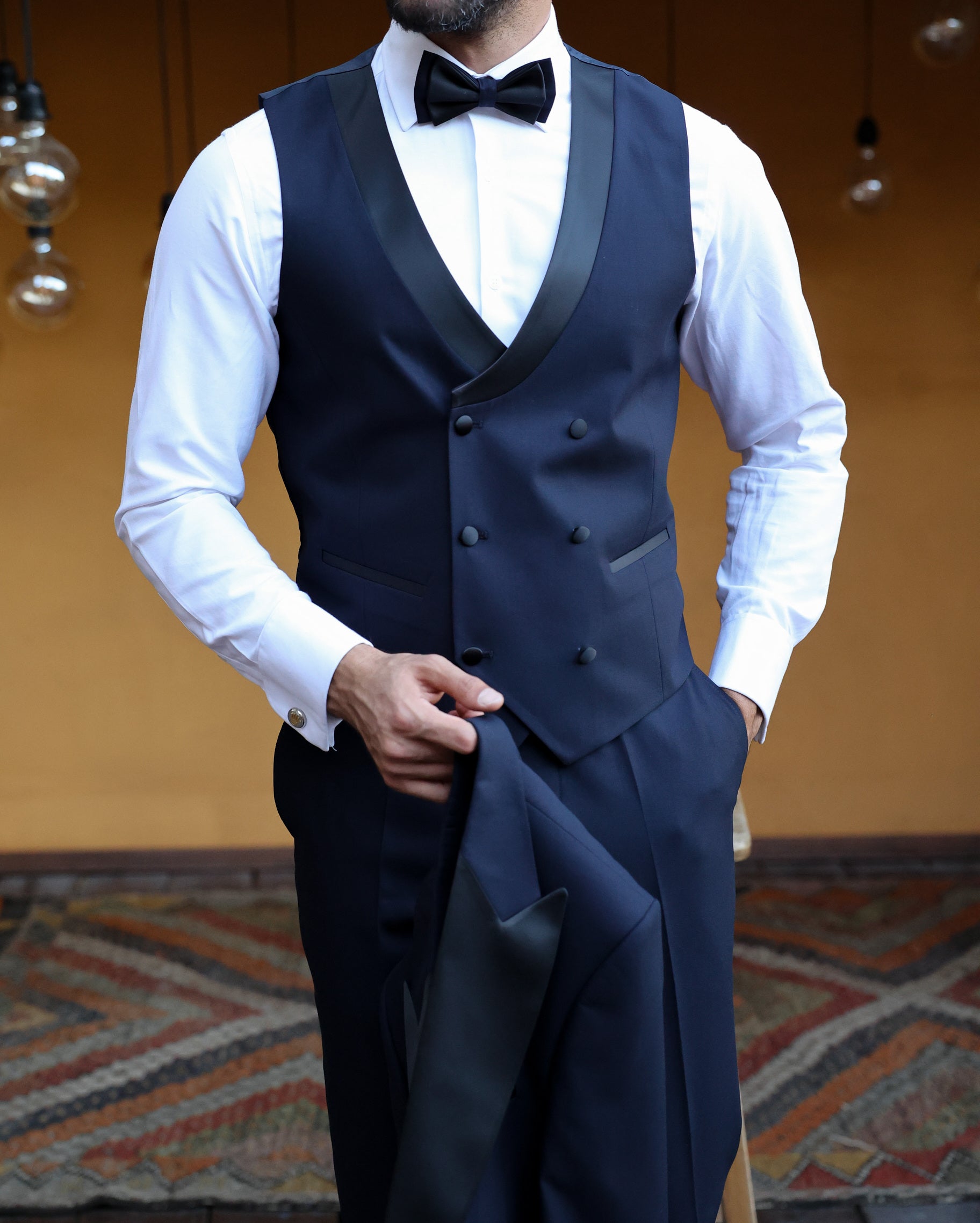 Navy Slim-Fit Tuxedo 3-Piece