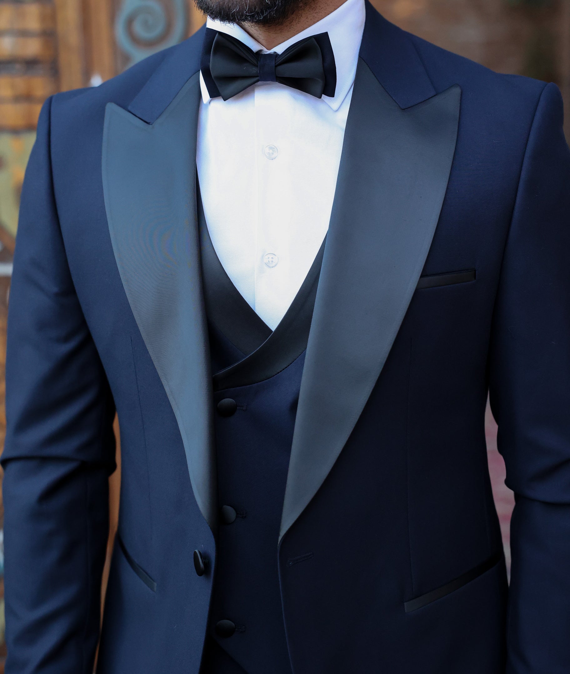 Navy Slim-Fit Tuxedo 3-Piece