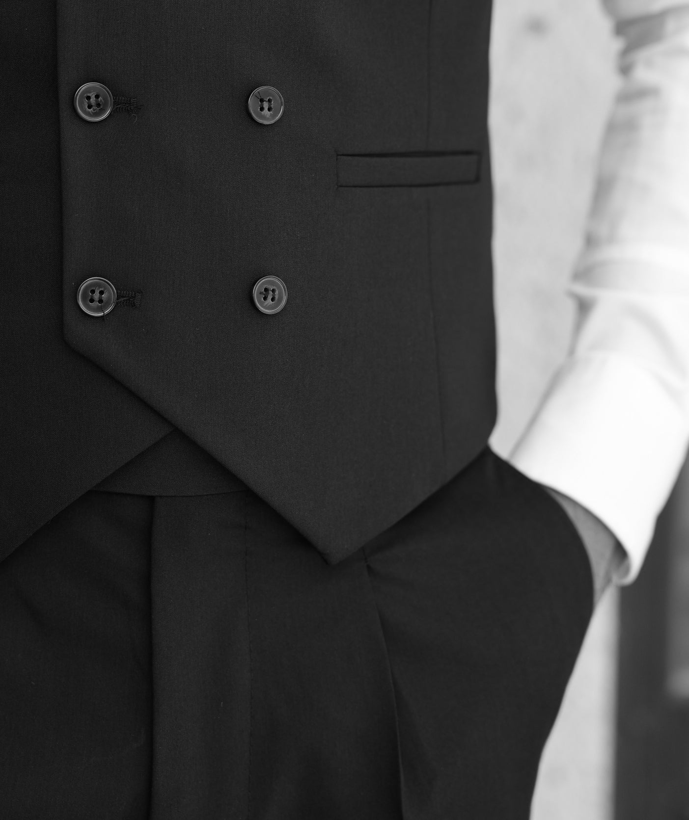 Black Modern-Fit Suit 3-Piece