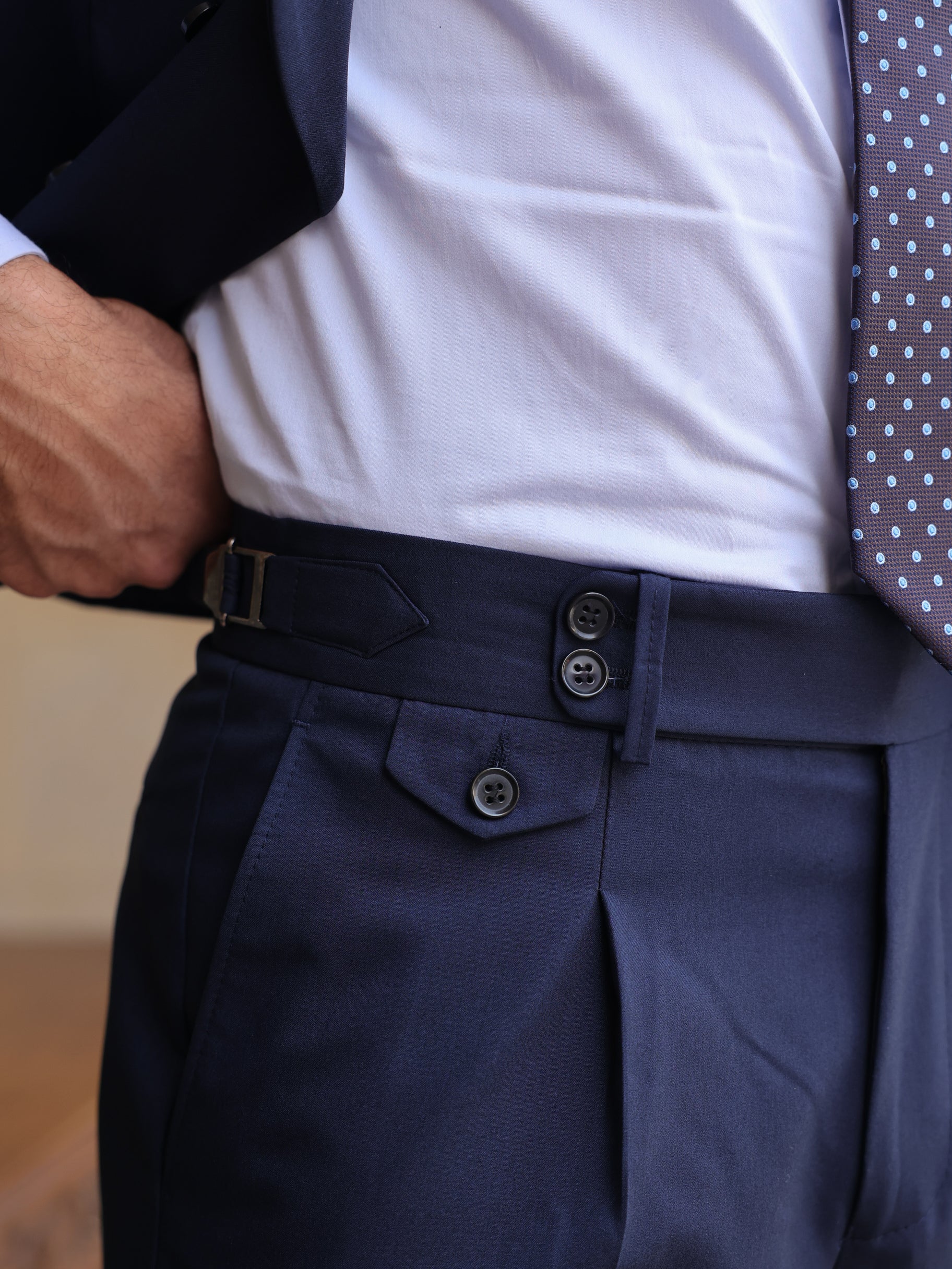 Navy Modern-Fit Suit 3-Piece