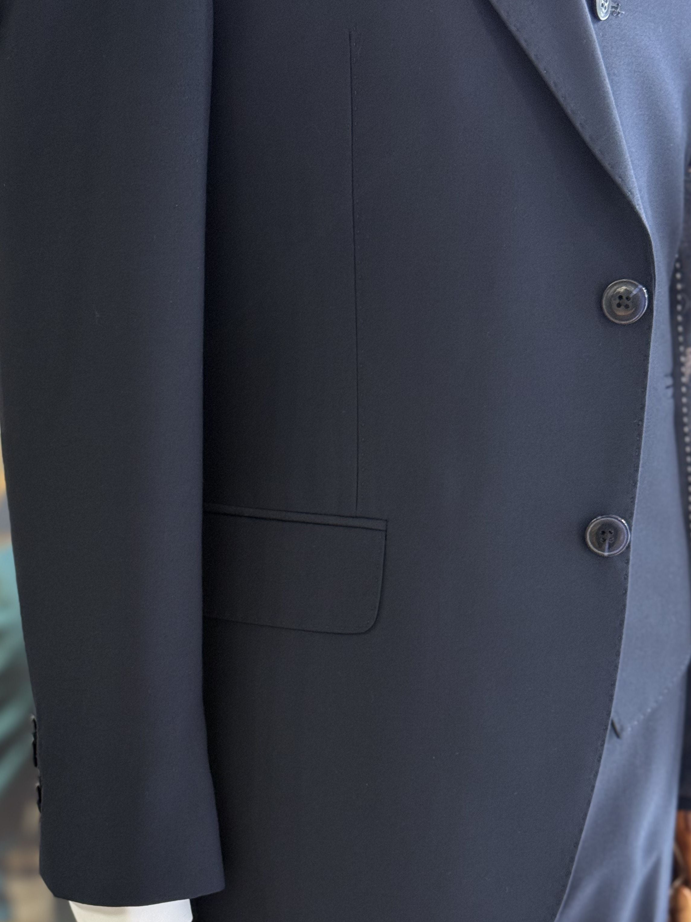 Navy Slim-Fit Suit 3-Piece