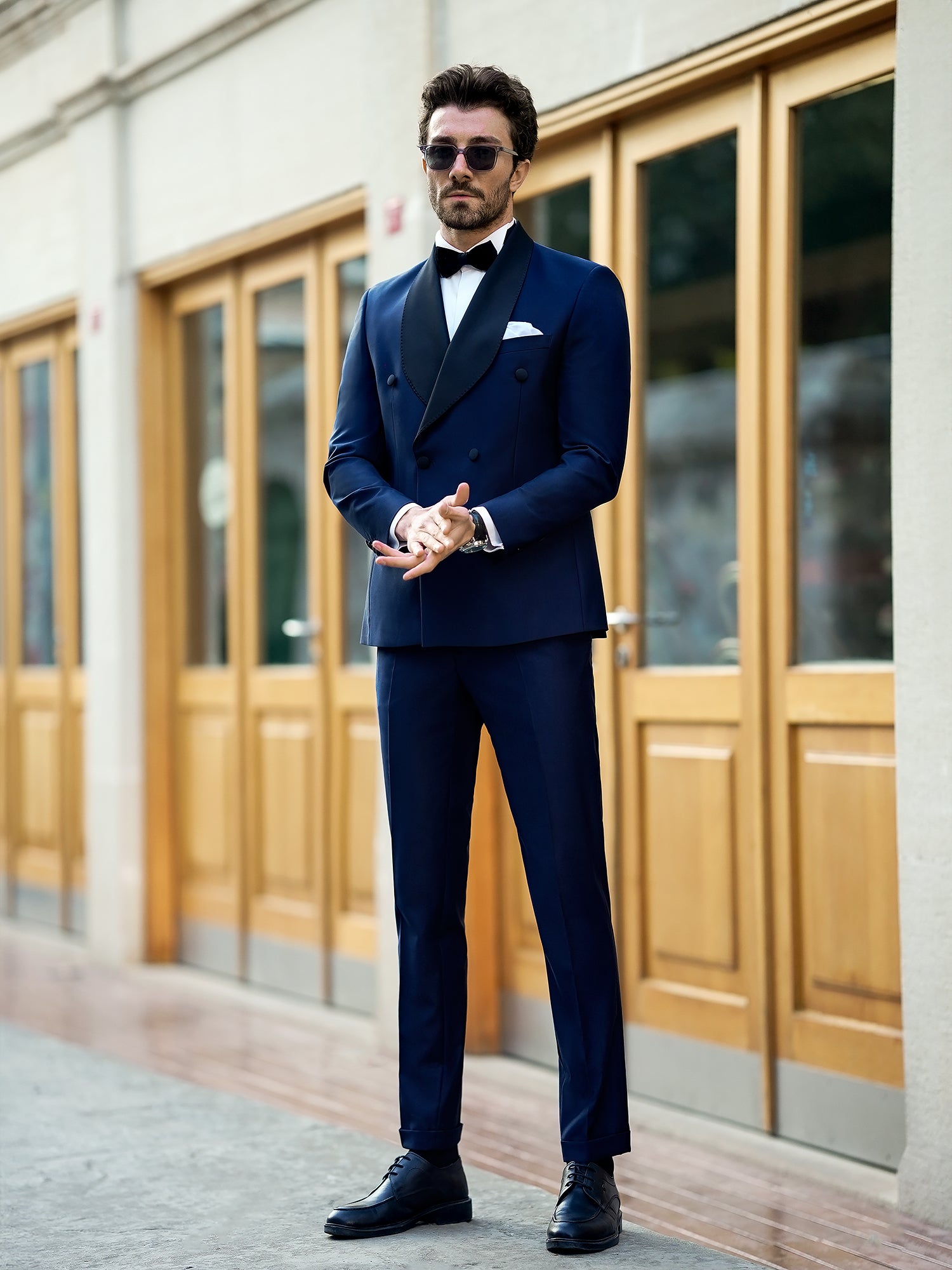 Navy Double Breasted Tuxedo 2-Piece