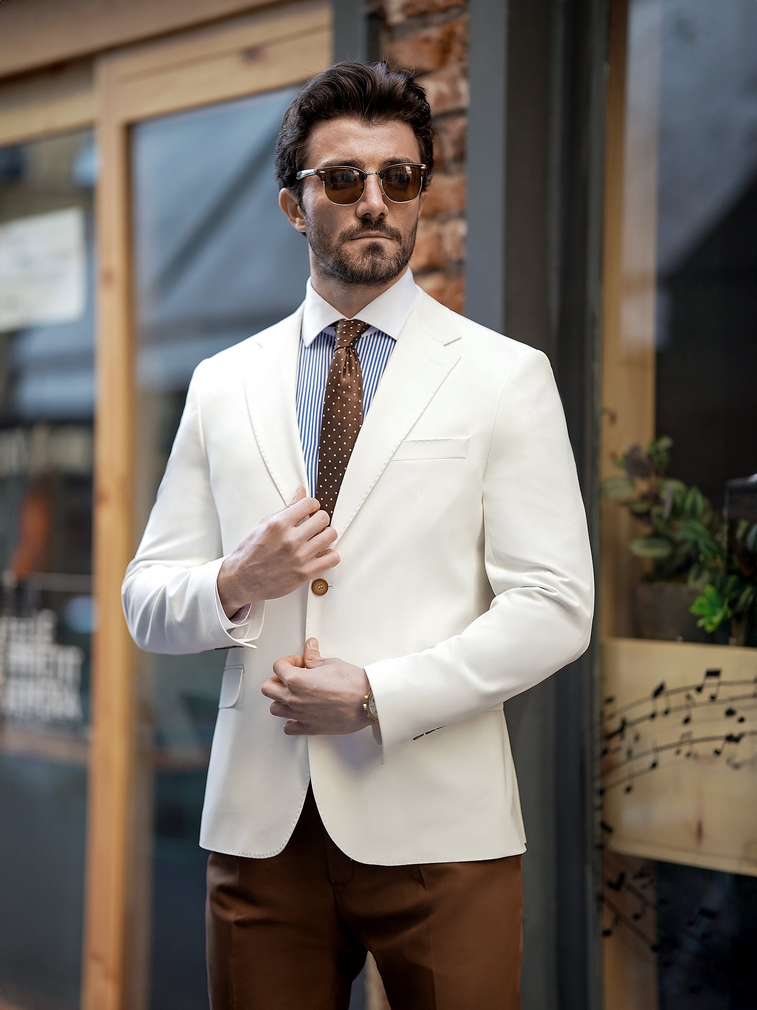 White Single Breasted Blazer