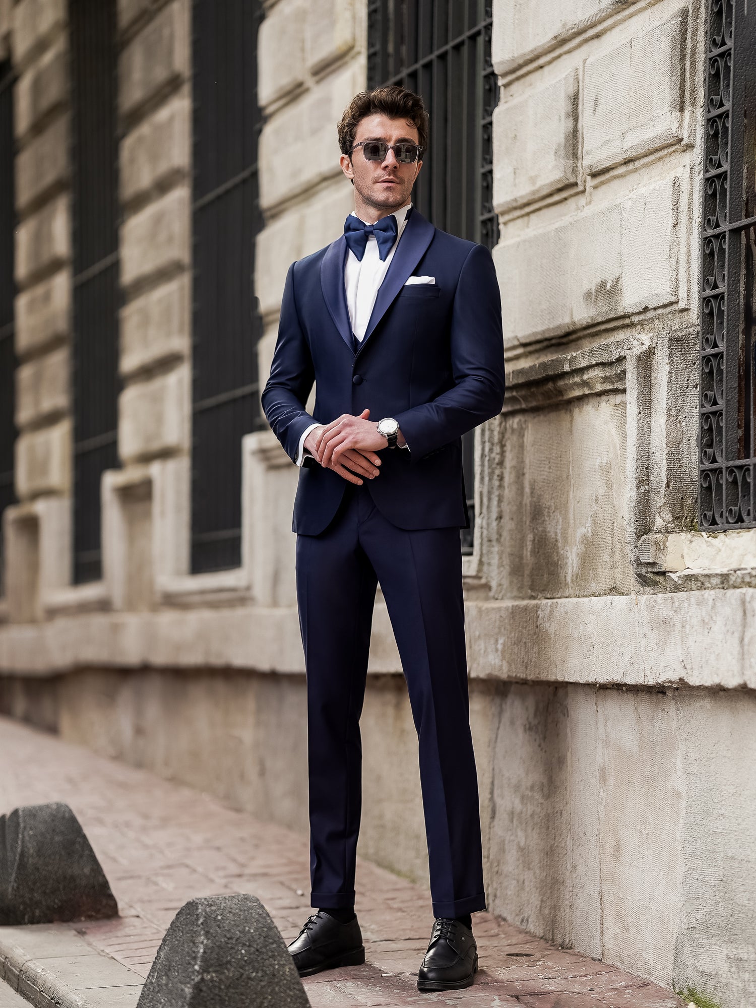 Navy Slim-Fit Tuxedo 3-Piece