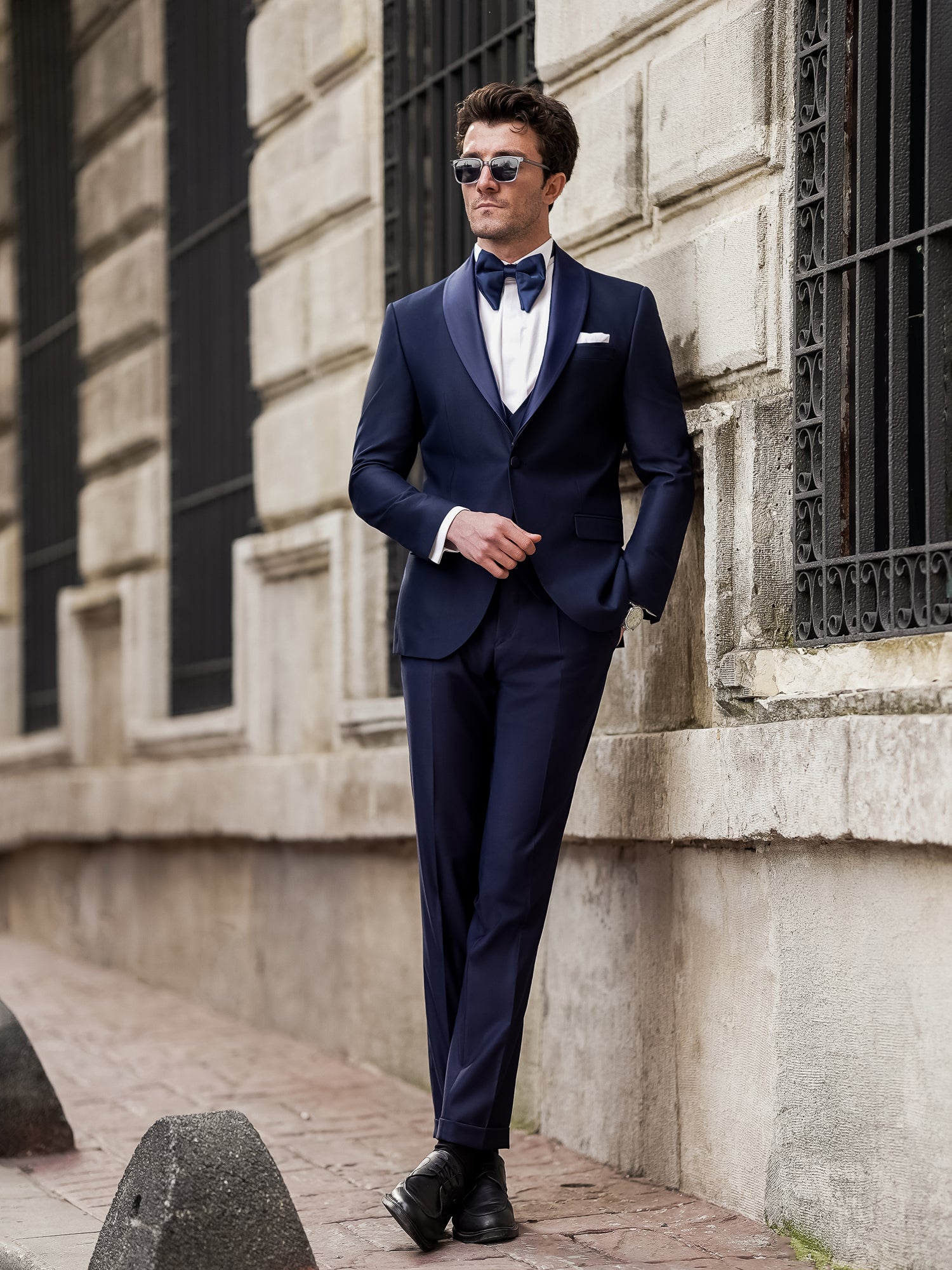 Navy Slim-Fit Tuxedo 3-Piece