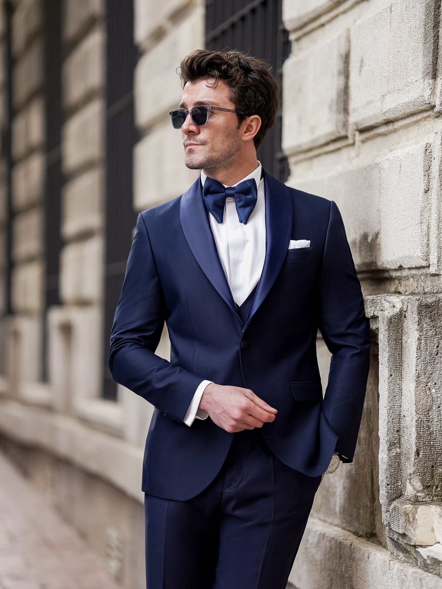 Navy Slim-Fit Tuxedo 3-Piece