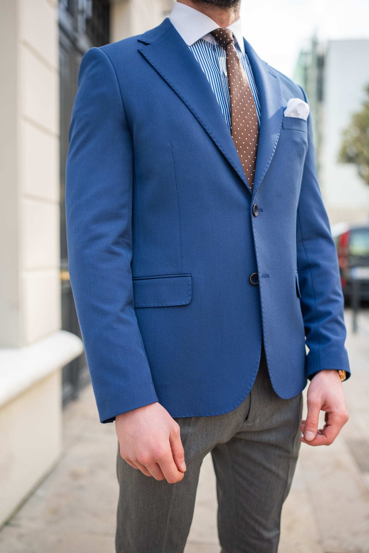 Navy Single Breasted Blazer