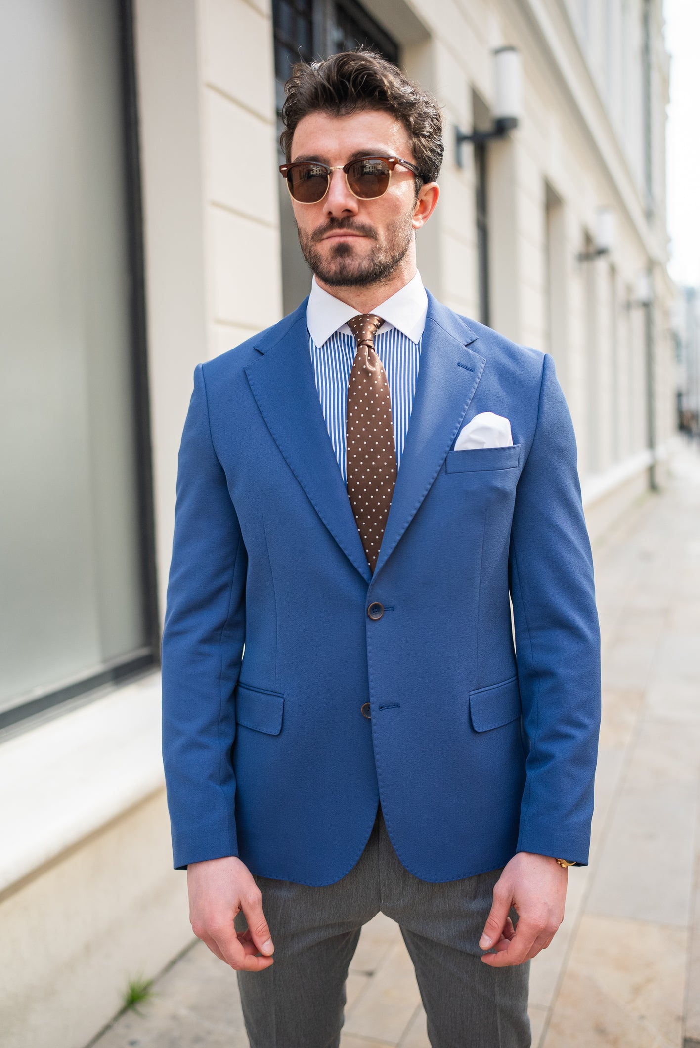 Navy Single Breasted Blazer