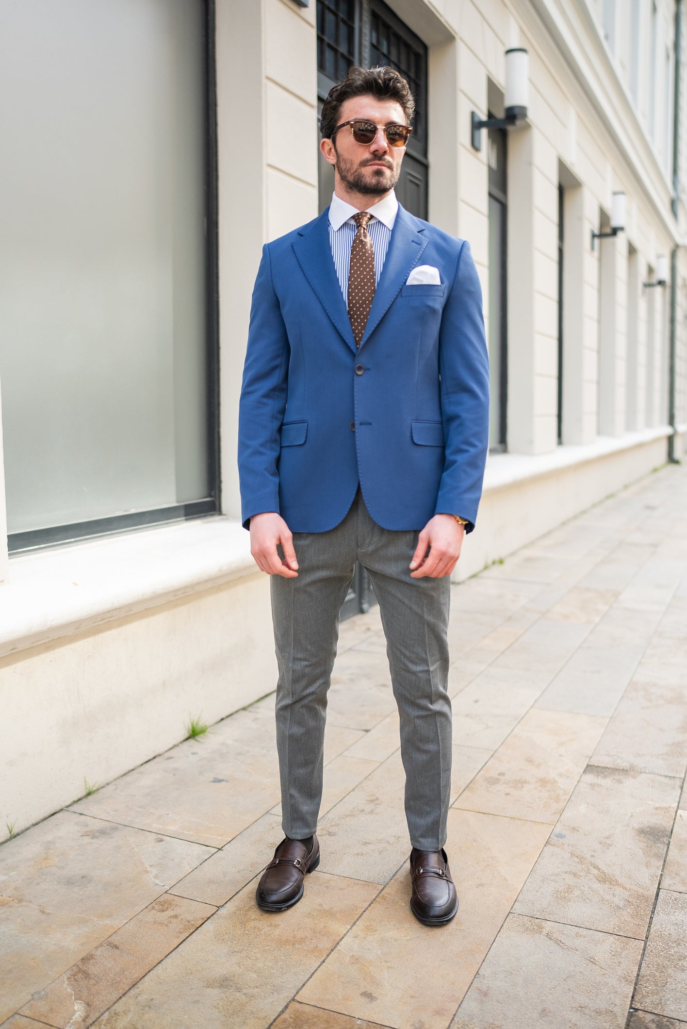 Navy Single Breasted Blazer