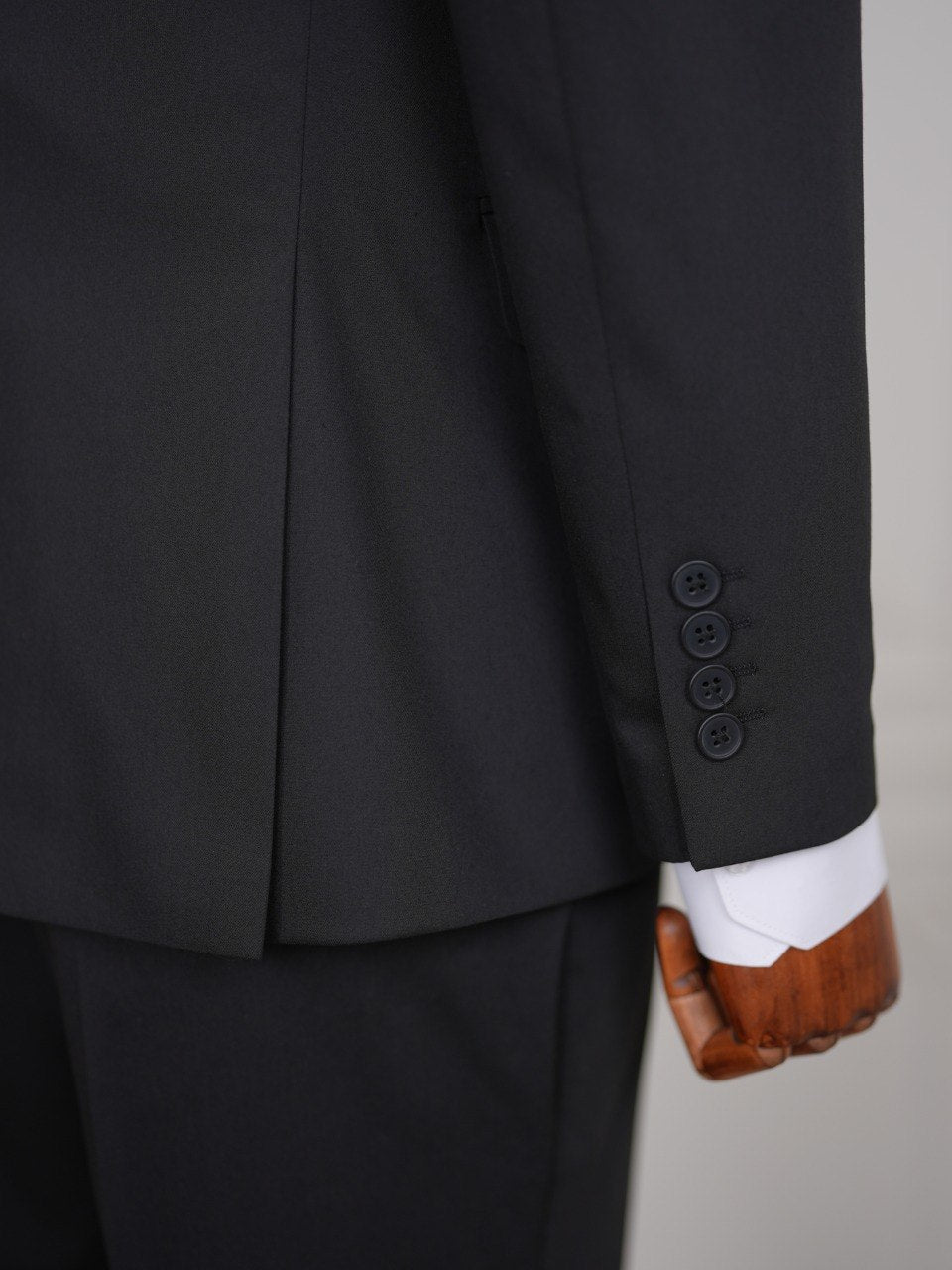 Black Slim-Fit Suit 3-Piece