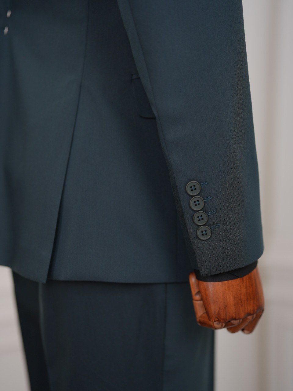 Khaki Slim-Fit Suit 3-Piece