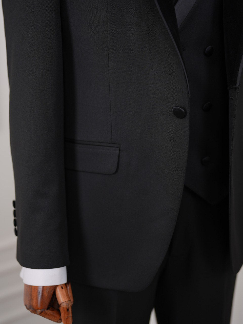 Black Slim-Fit Tuxedo 3-Piece