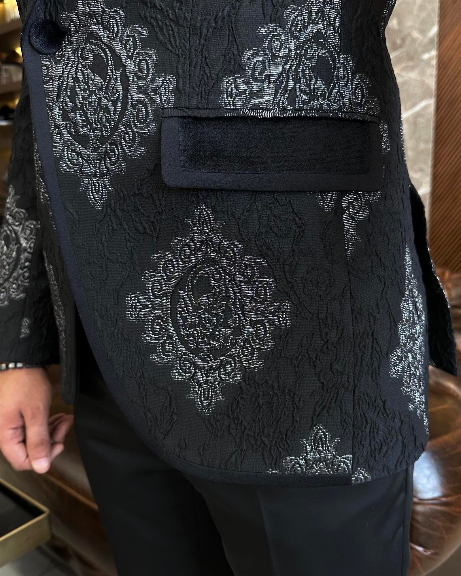 Black Slim-Fit Tuxedo 3-Piece