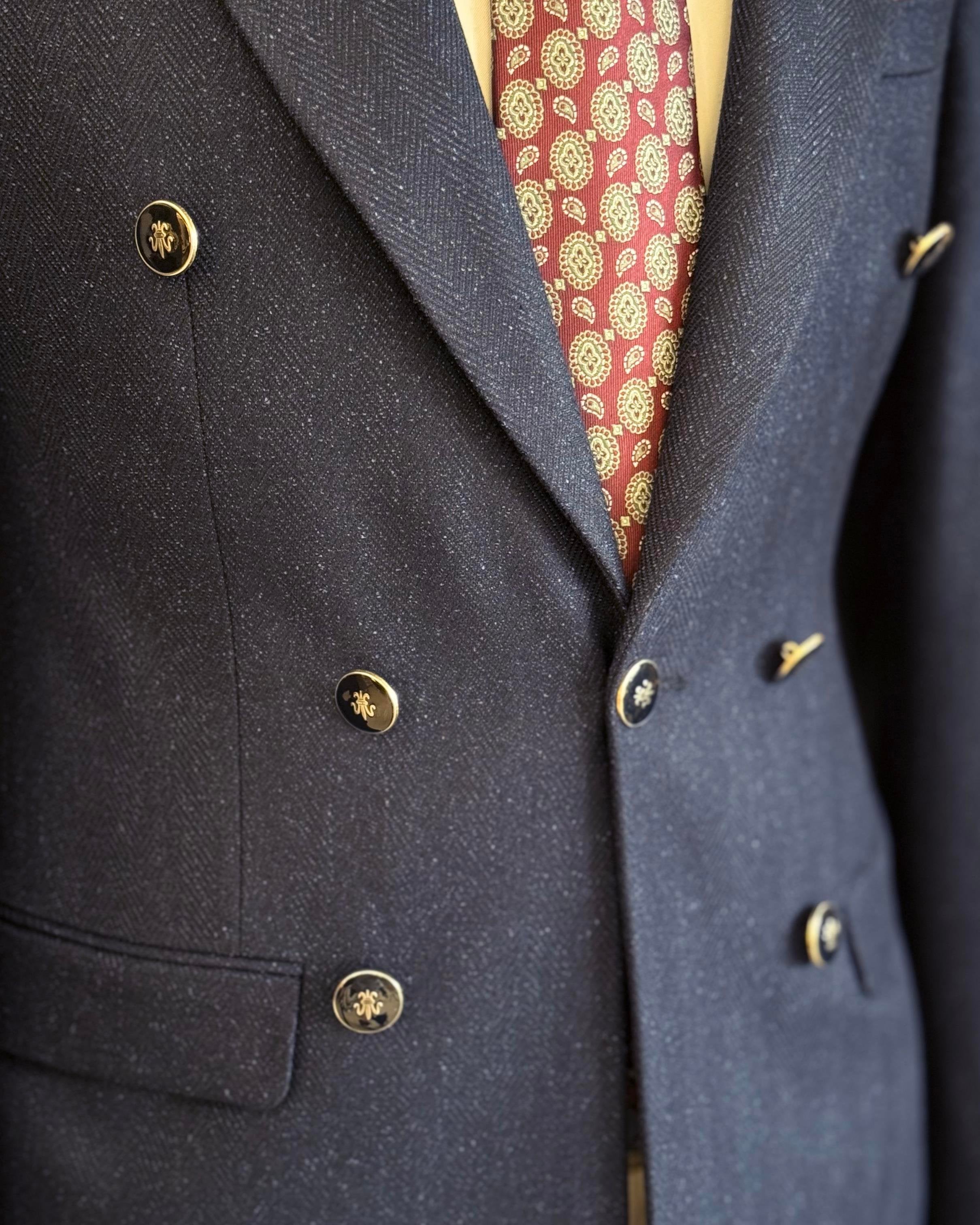 Blue Single Breasted Blazer