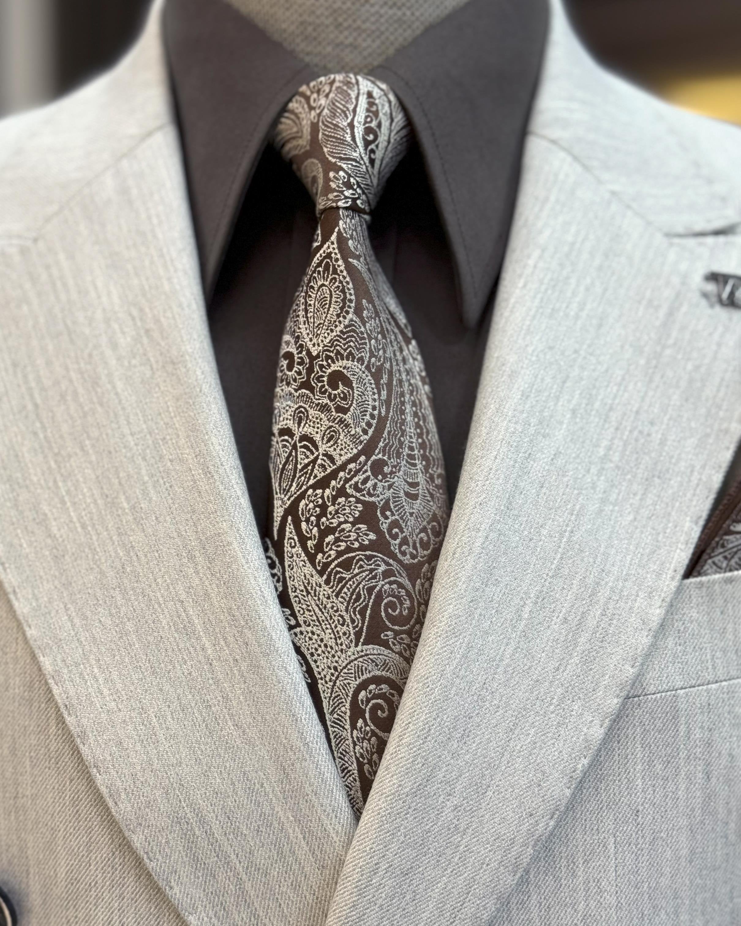 Beige Double Breasted Blazer