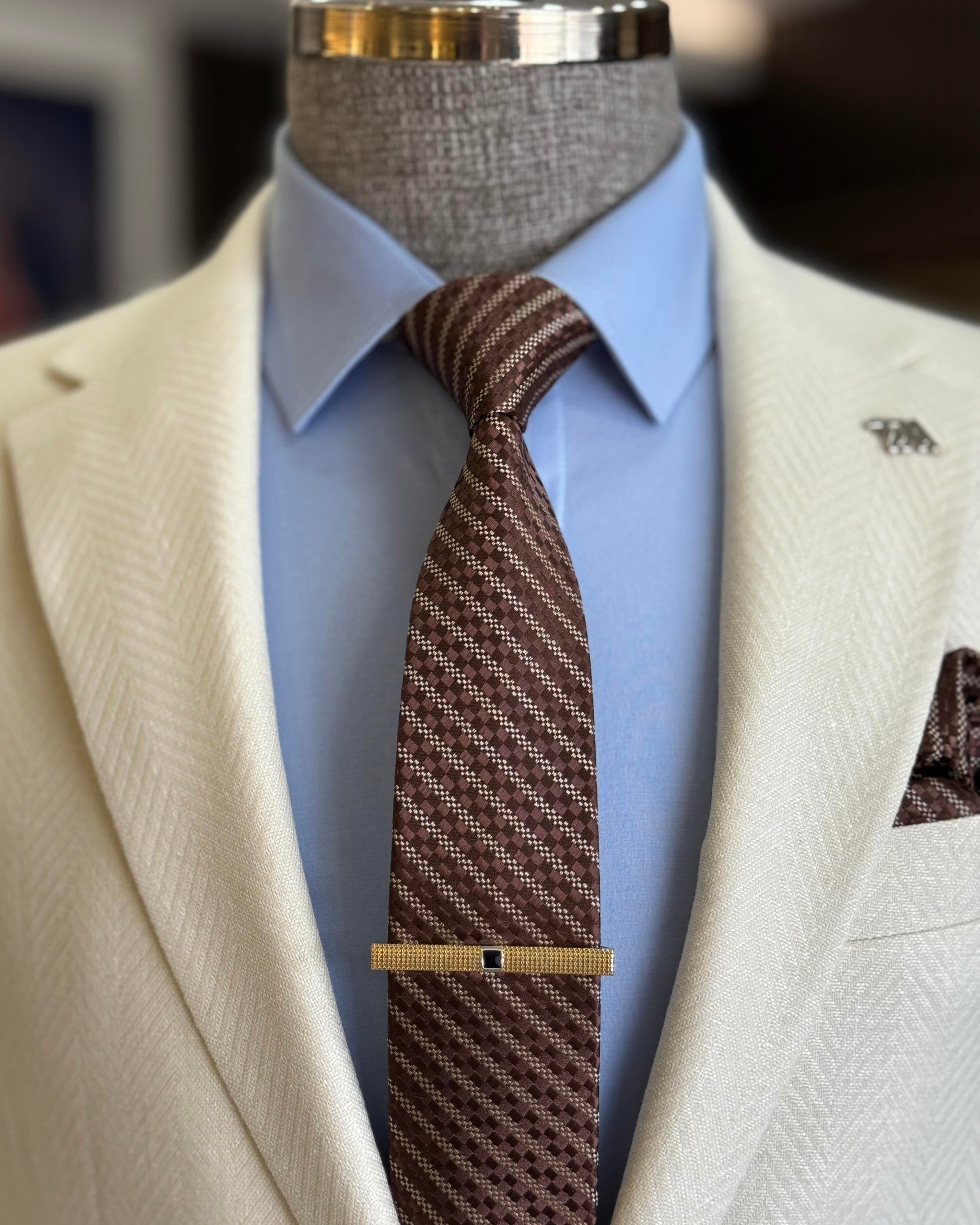 Beige Single Breasted Blazer