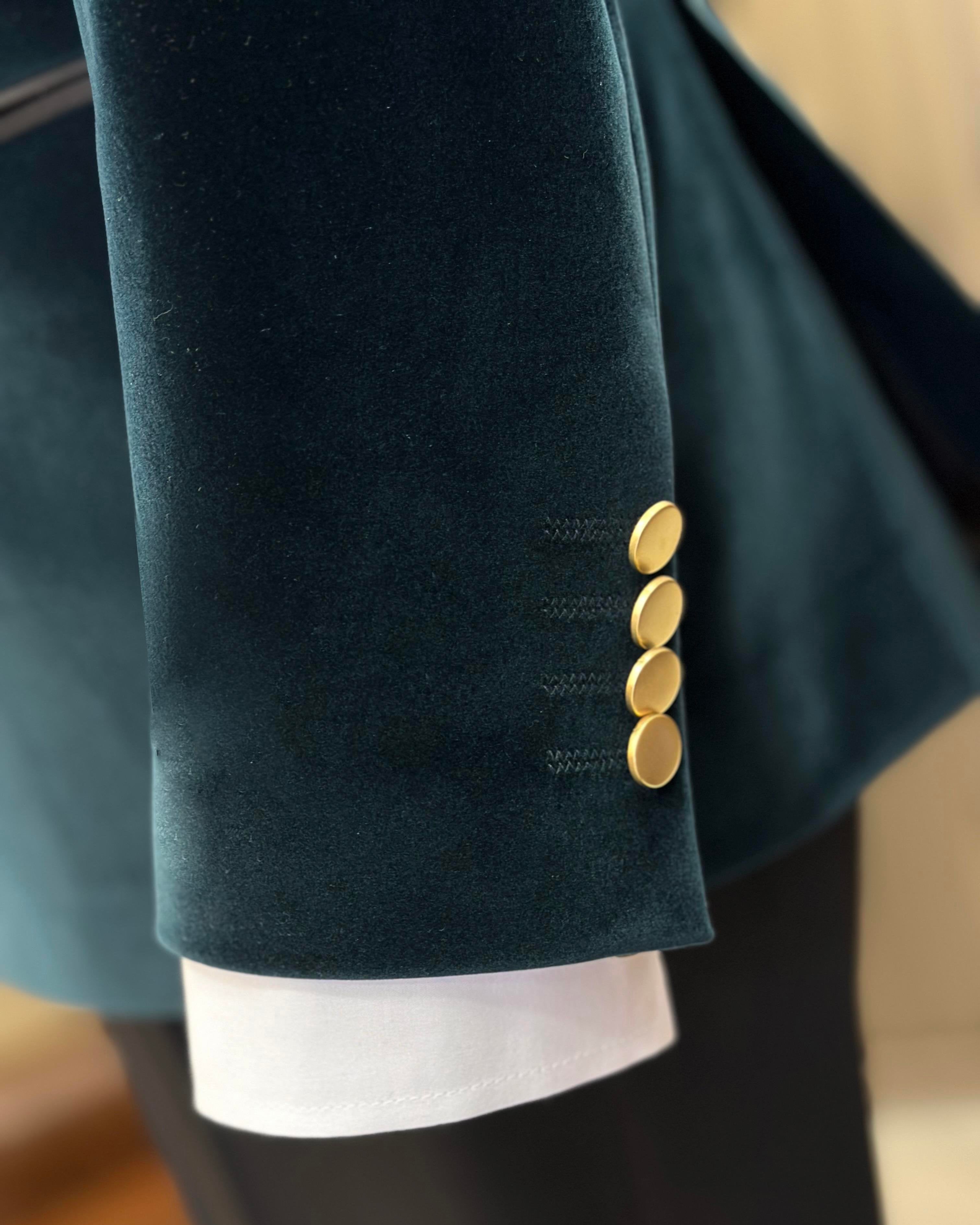 Emerald Velvet Slim-Fit Tuxedo 2-Piece