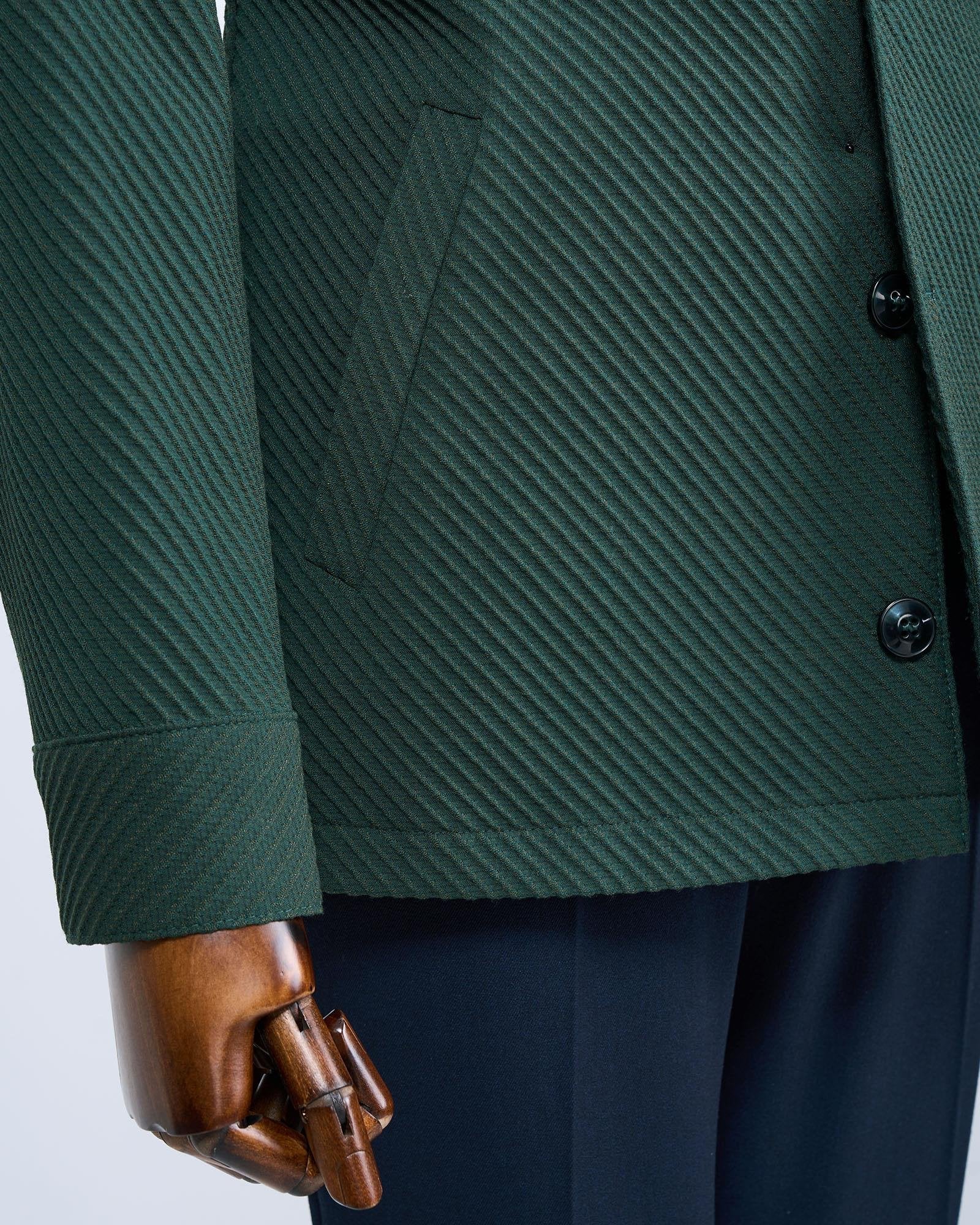 Green Single Breasted Blazer
