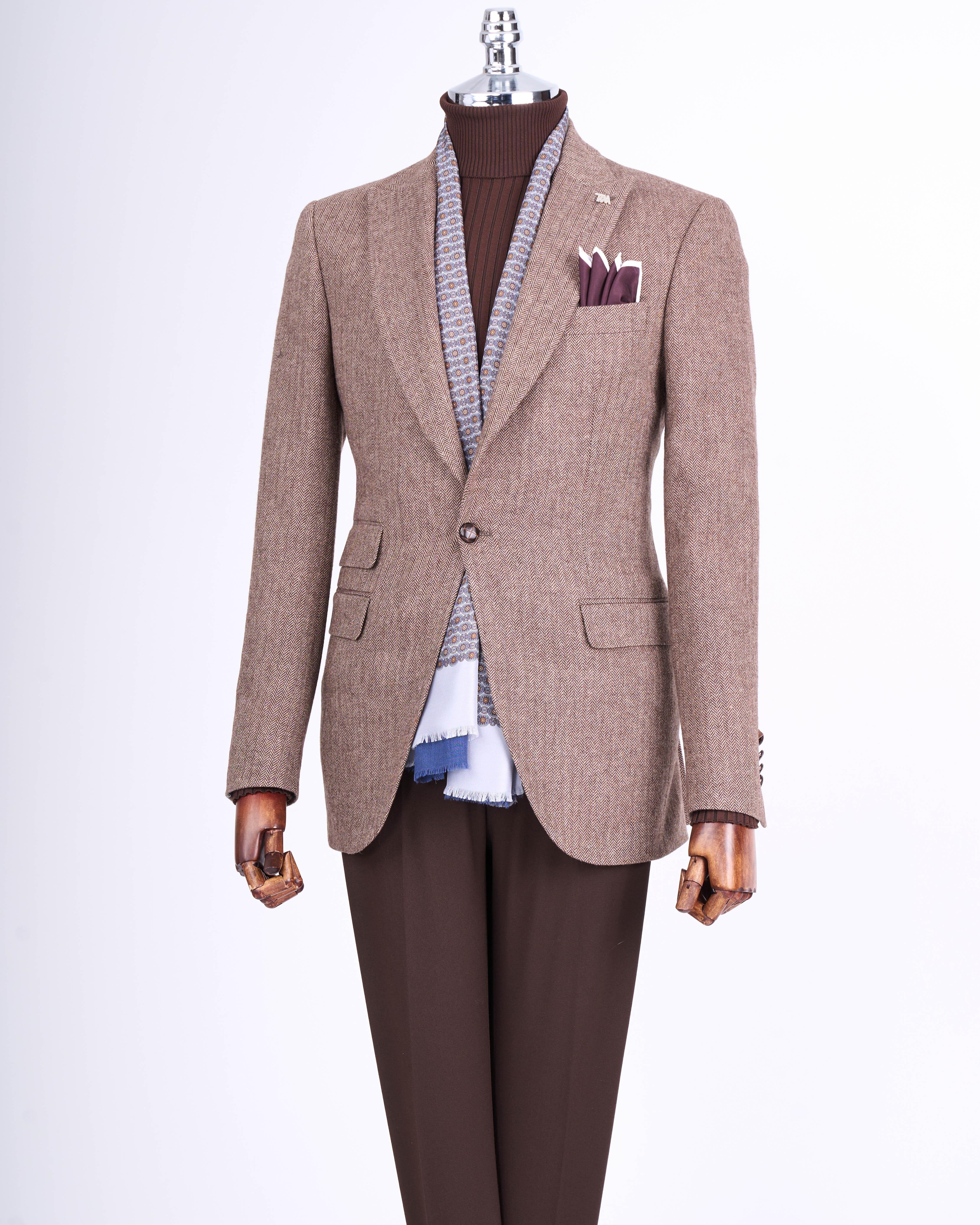 Dusty-Pink Single Breasted Blazer