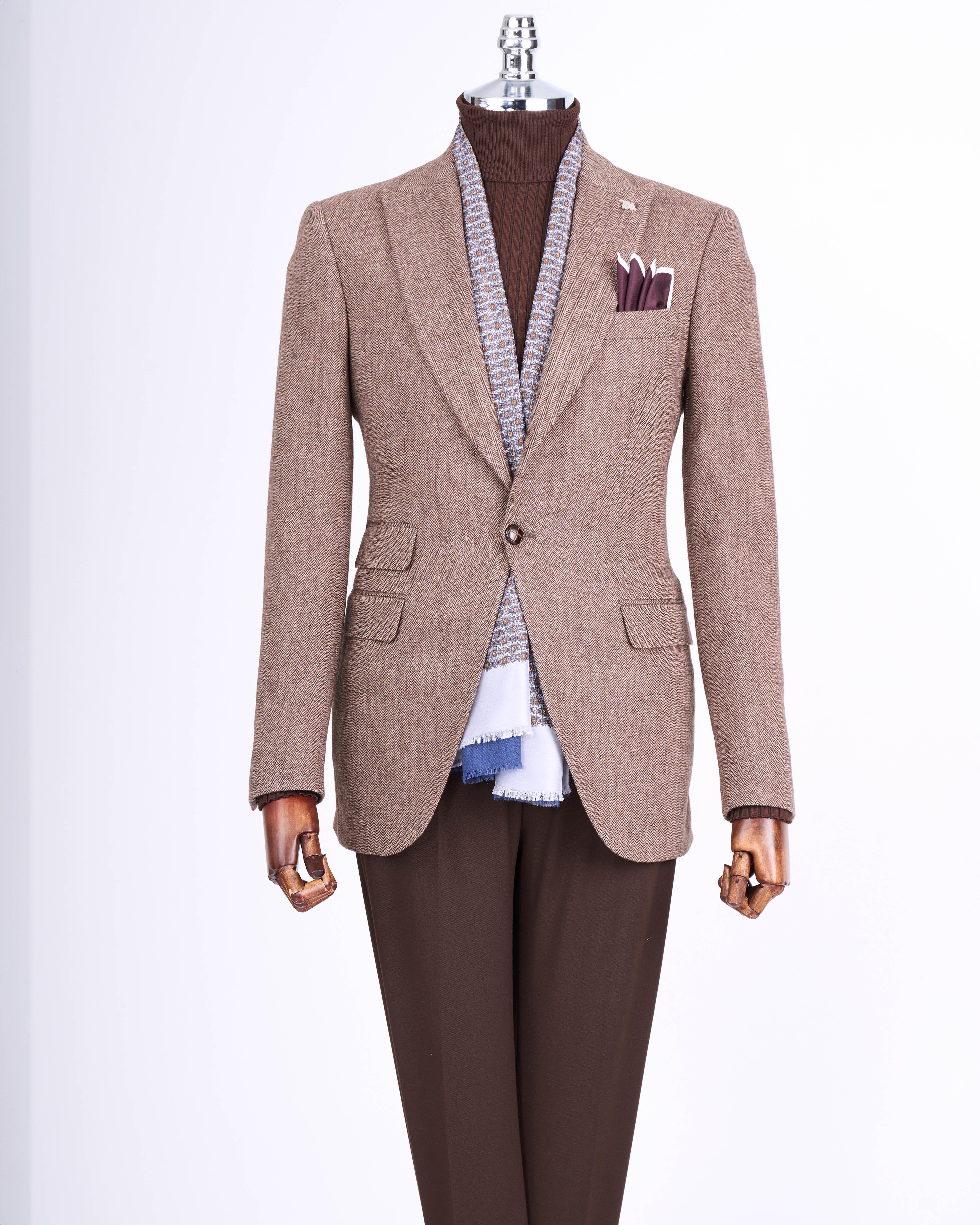 Dusty-Pink Single Breasted Blazer