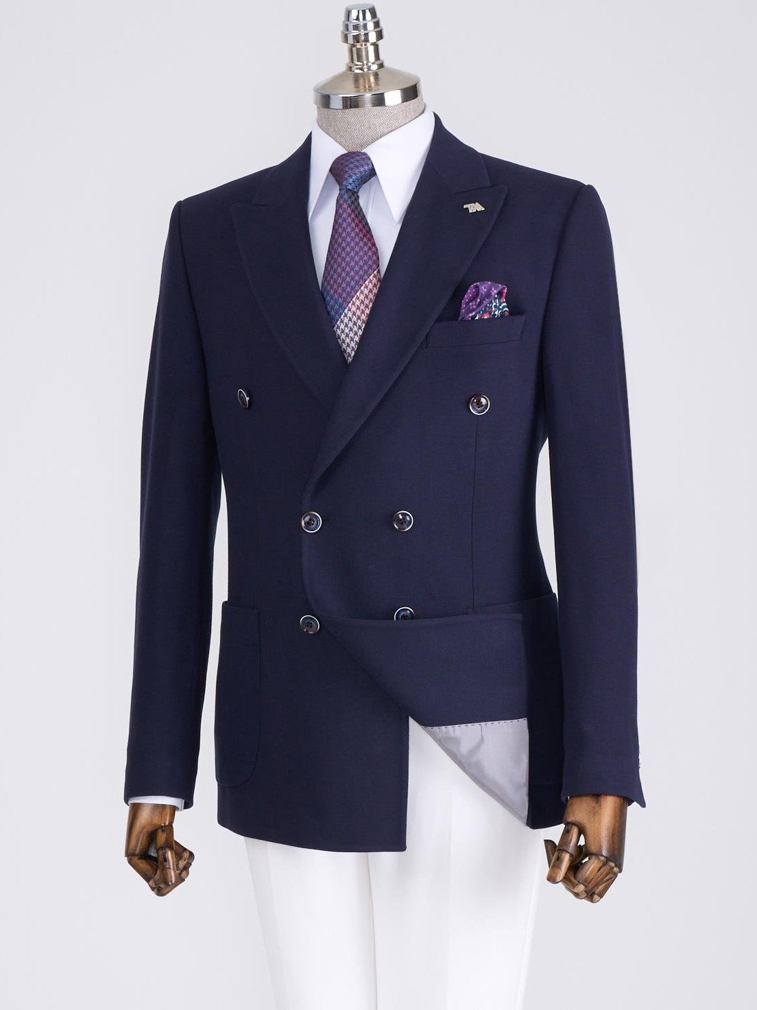 Navy Double Breasted Blazer