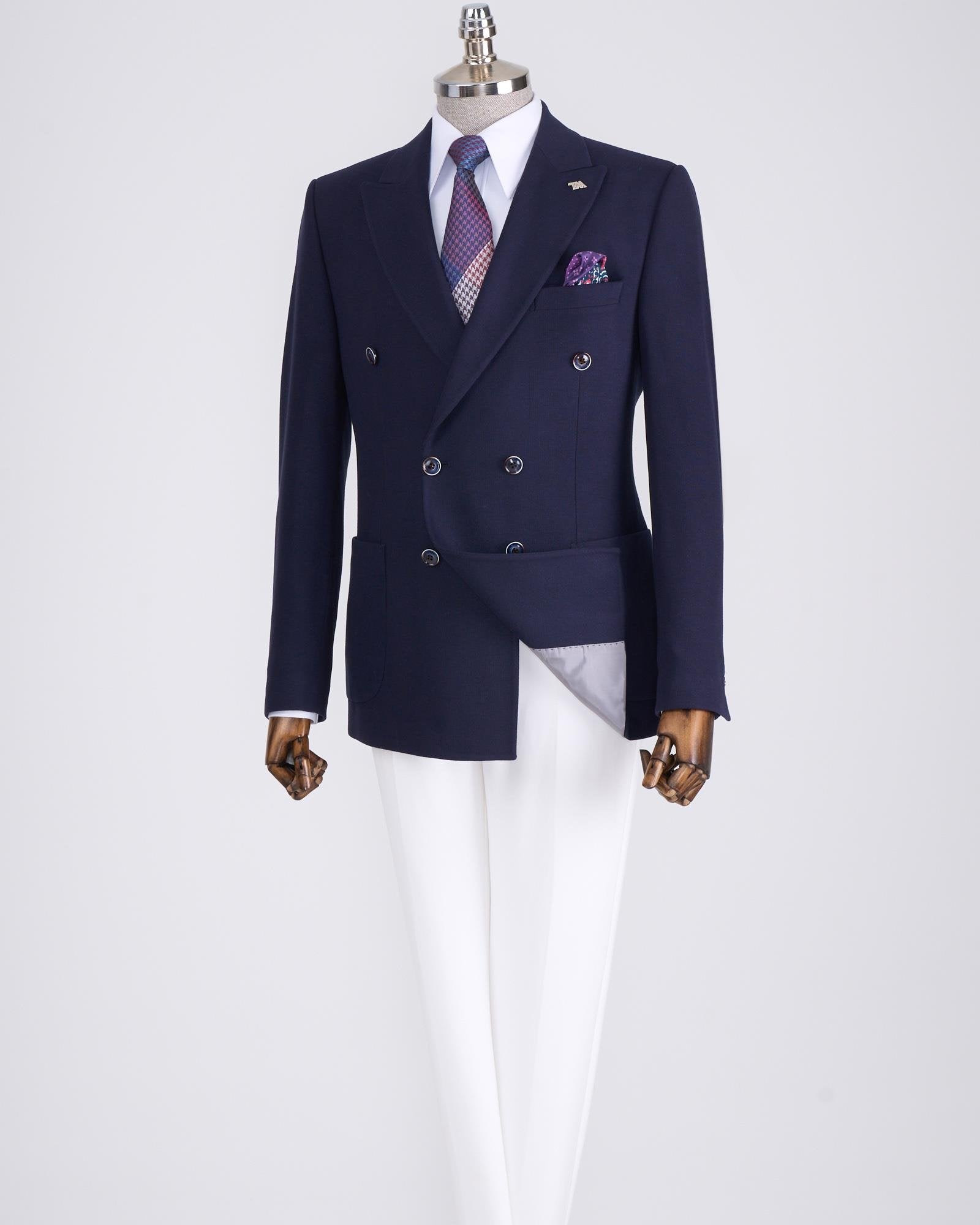 Navy Double Breasted Blazer