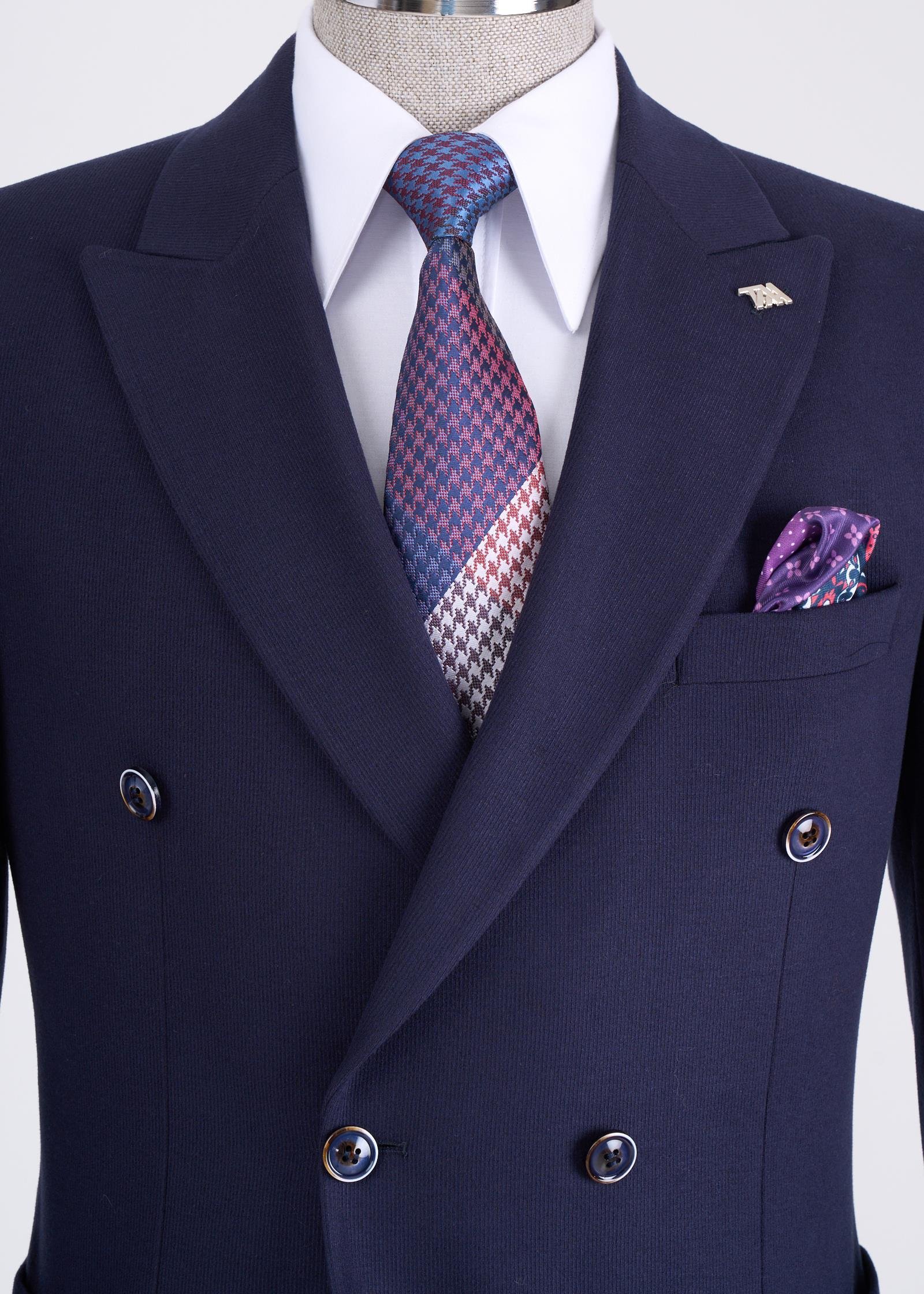Navy Double Breasted Blazer