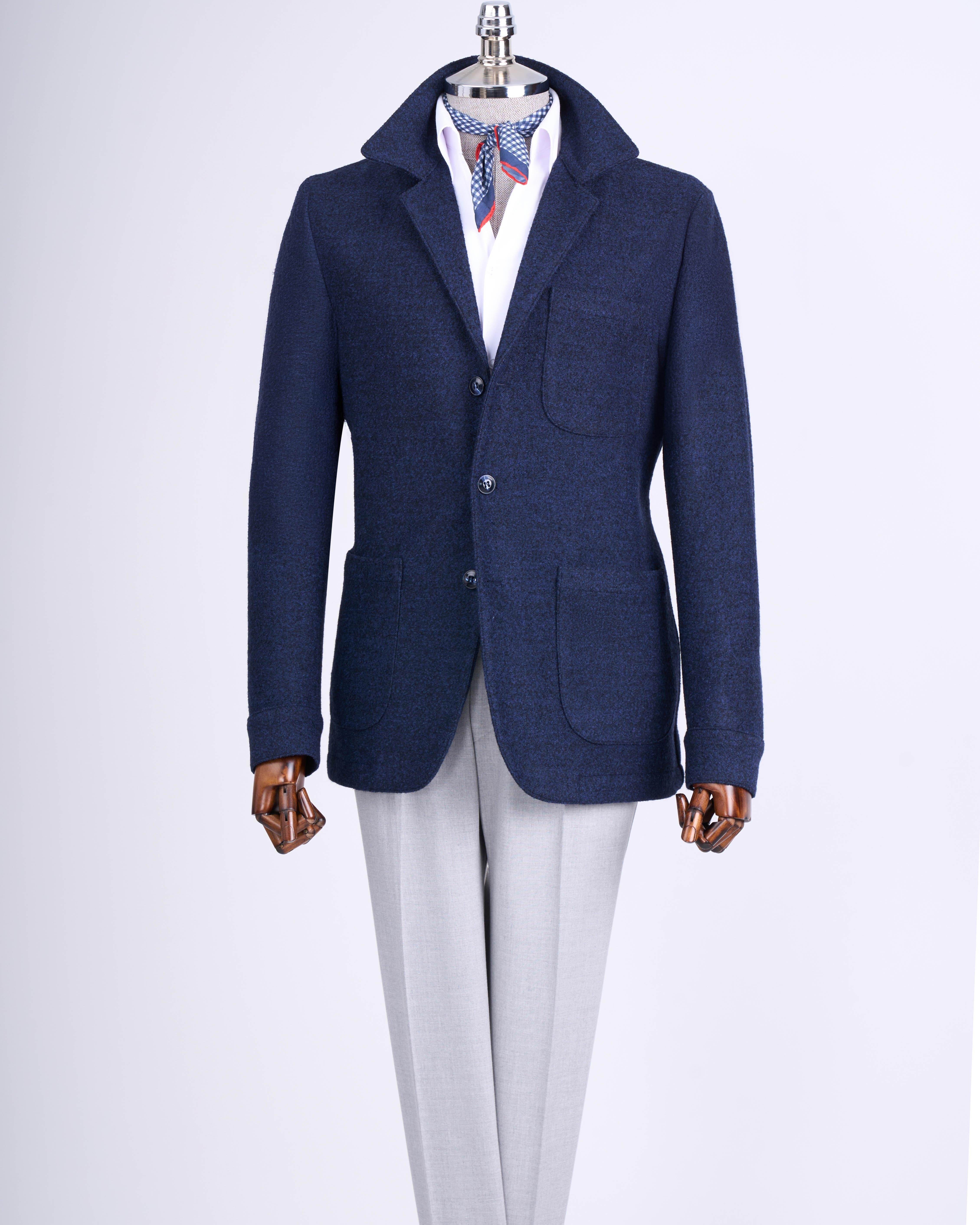 Navy Single Breasted Blazer