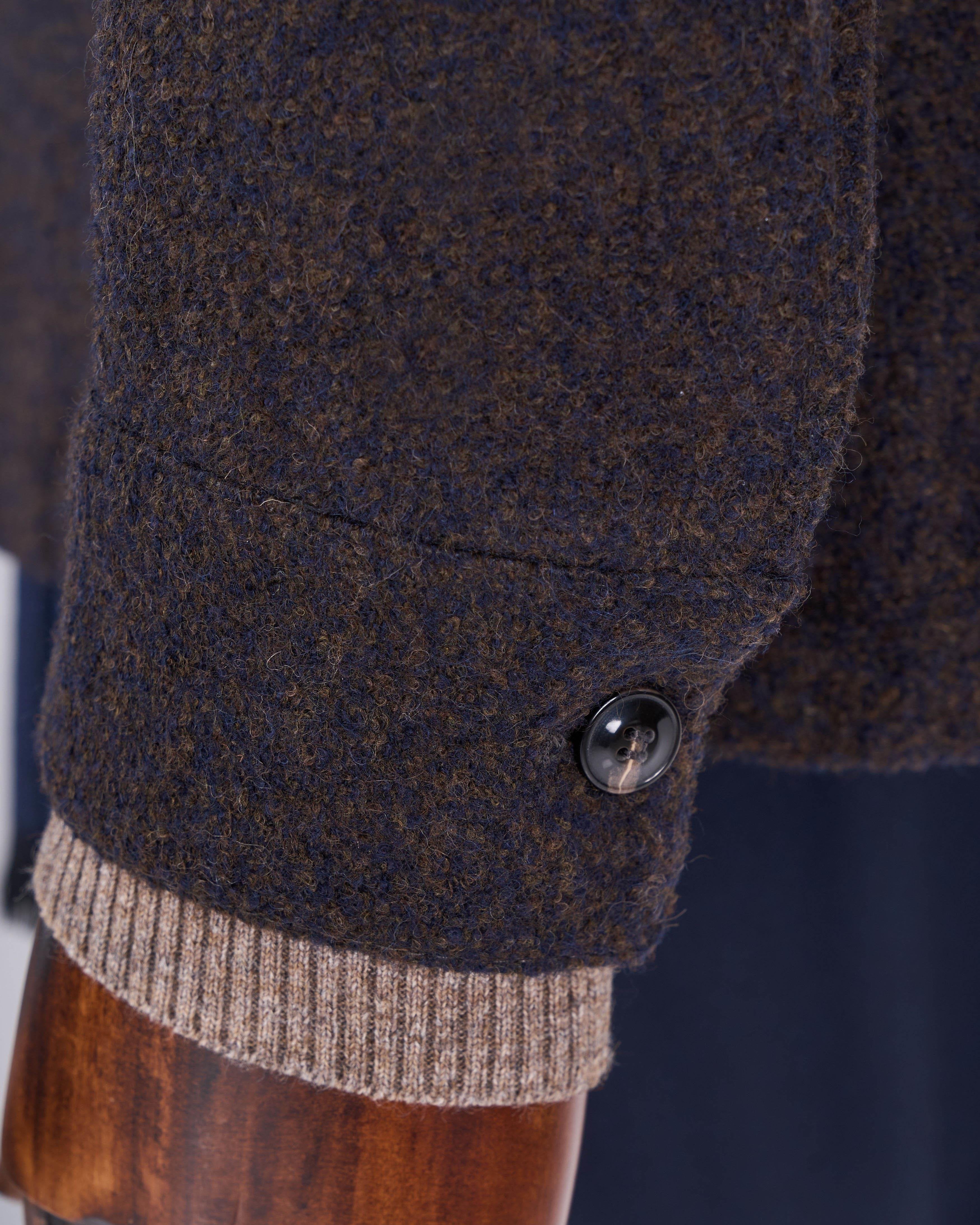 Brown Single Breasted Blazer